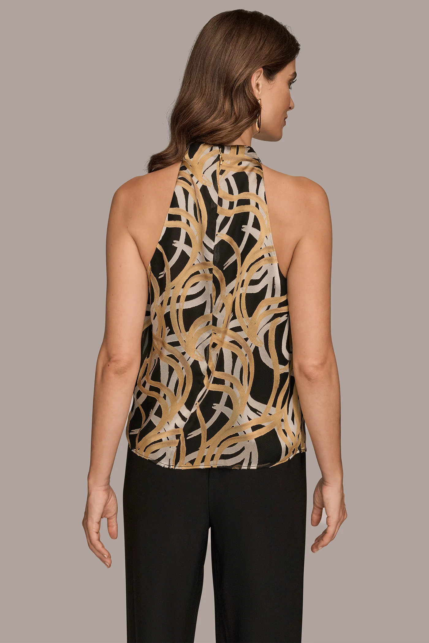 CONTRAST BURNOUT TOP - VXVOV