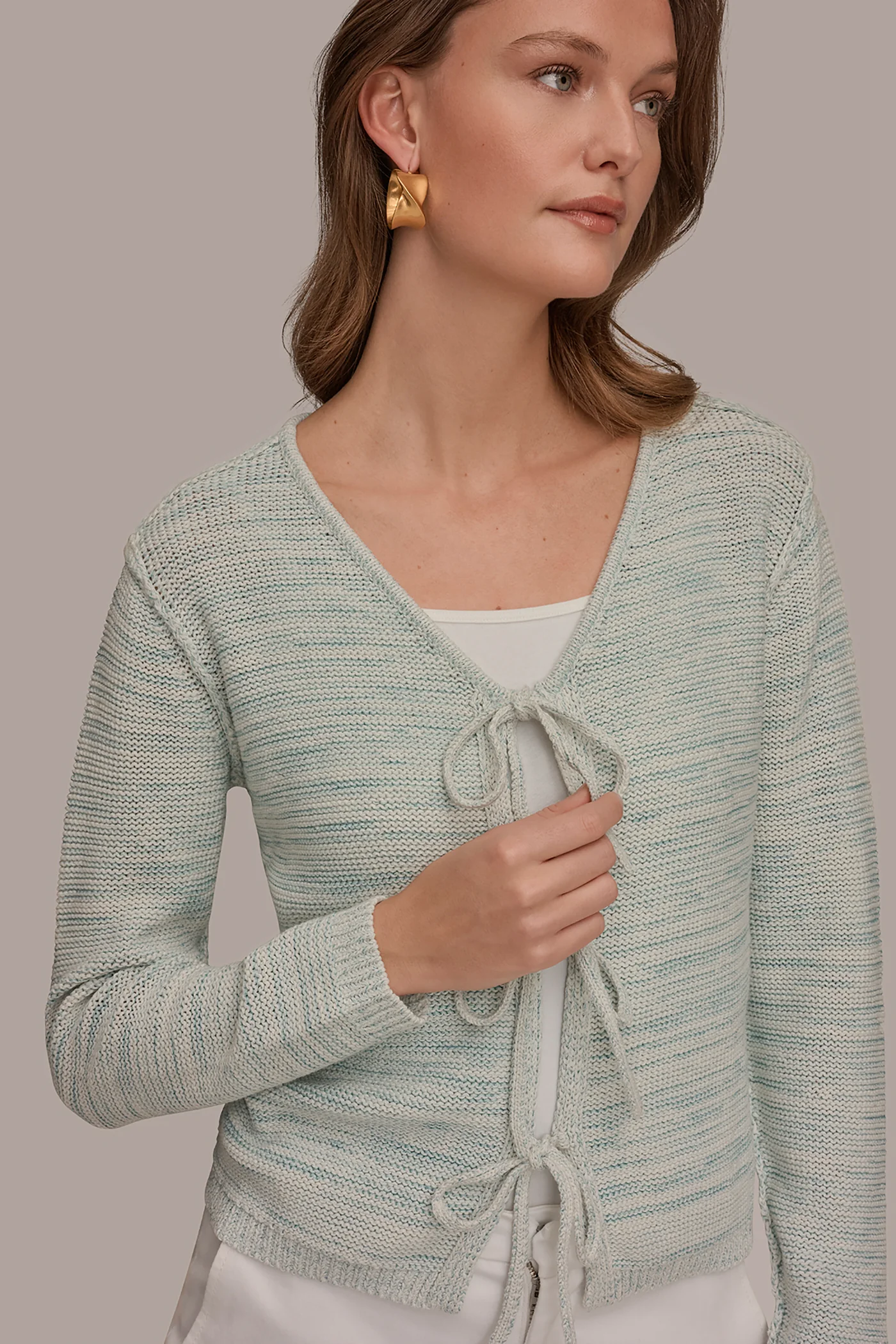 TIE-FRONT CARDIGAN - VXVOV