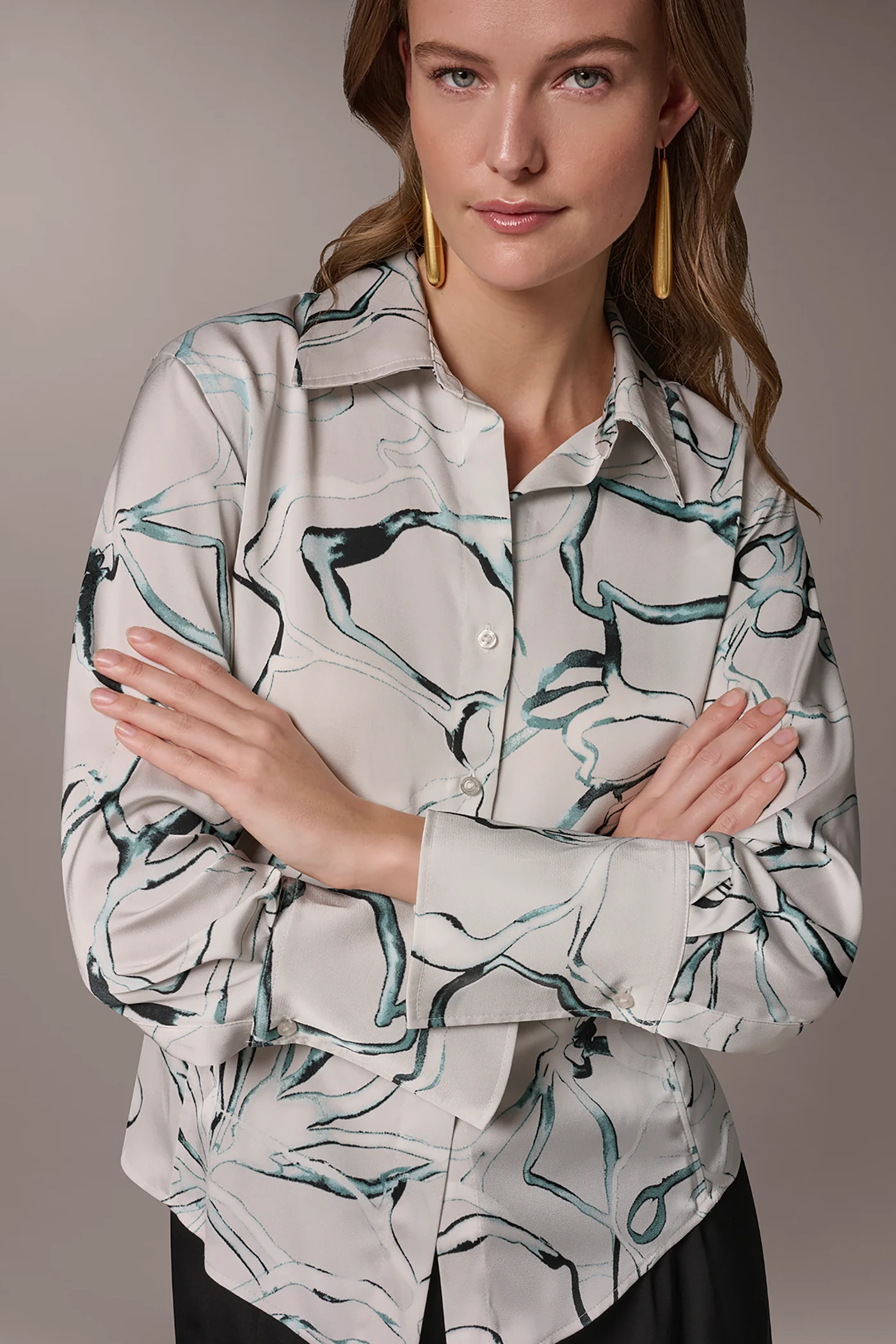 PRINTED BLOUSE - VXVOV