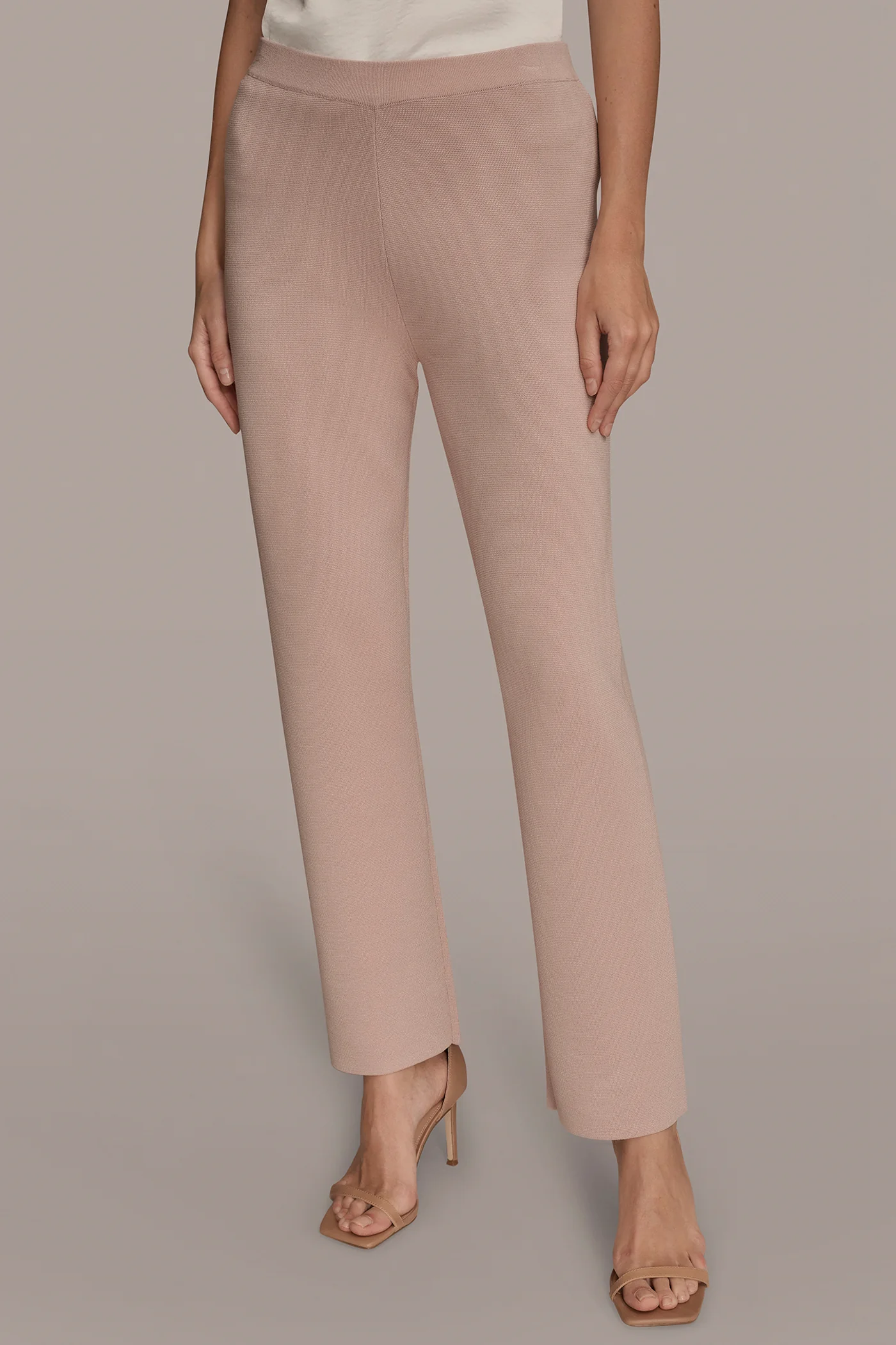 MID-RISE PULL-ON STRAIGHT-LEG PANT - VXVOV