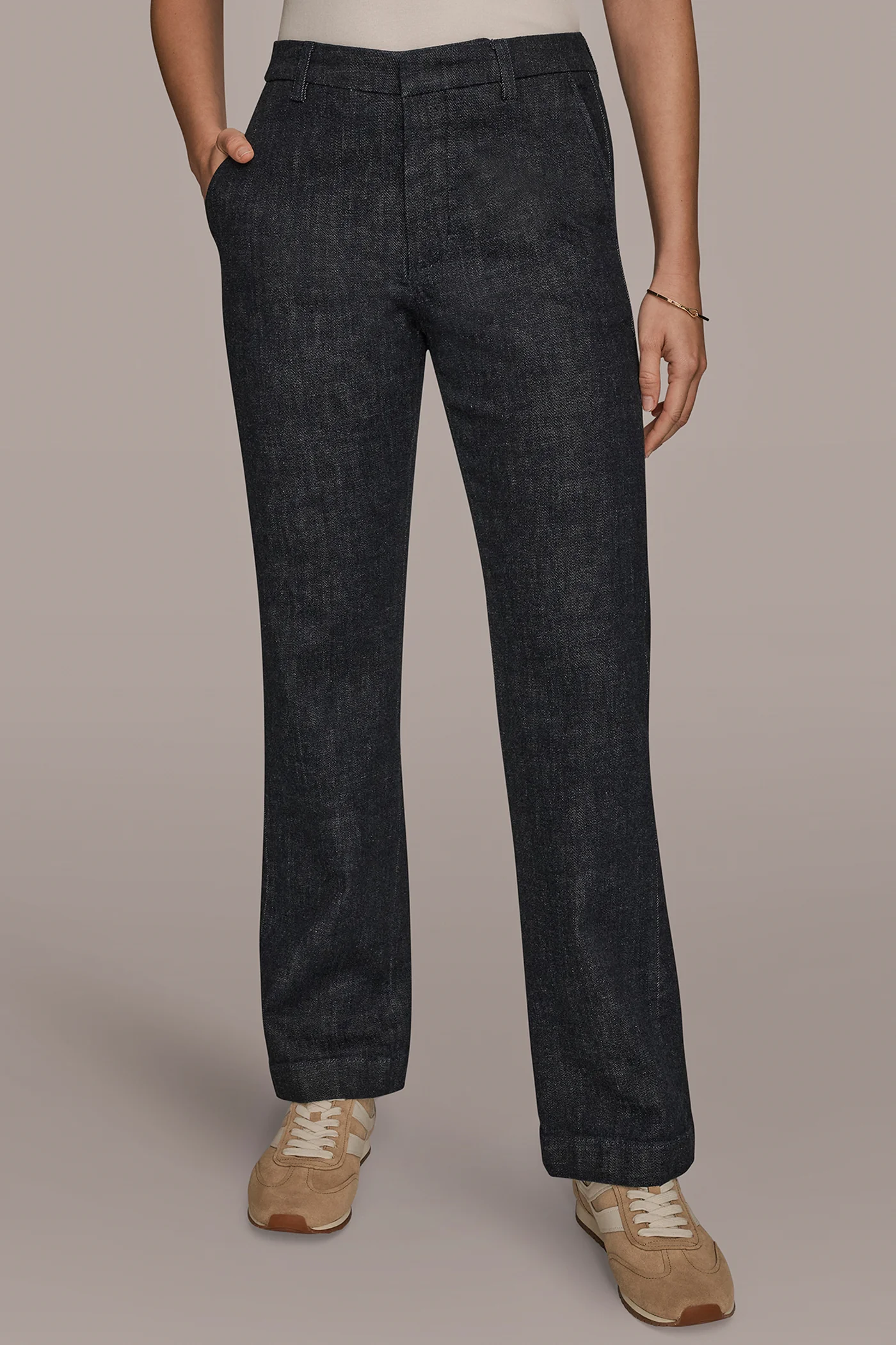 THE DONNA MID-RISE TROUSER JEAN - VXVOV