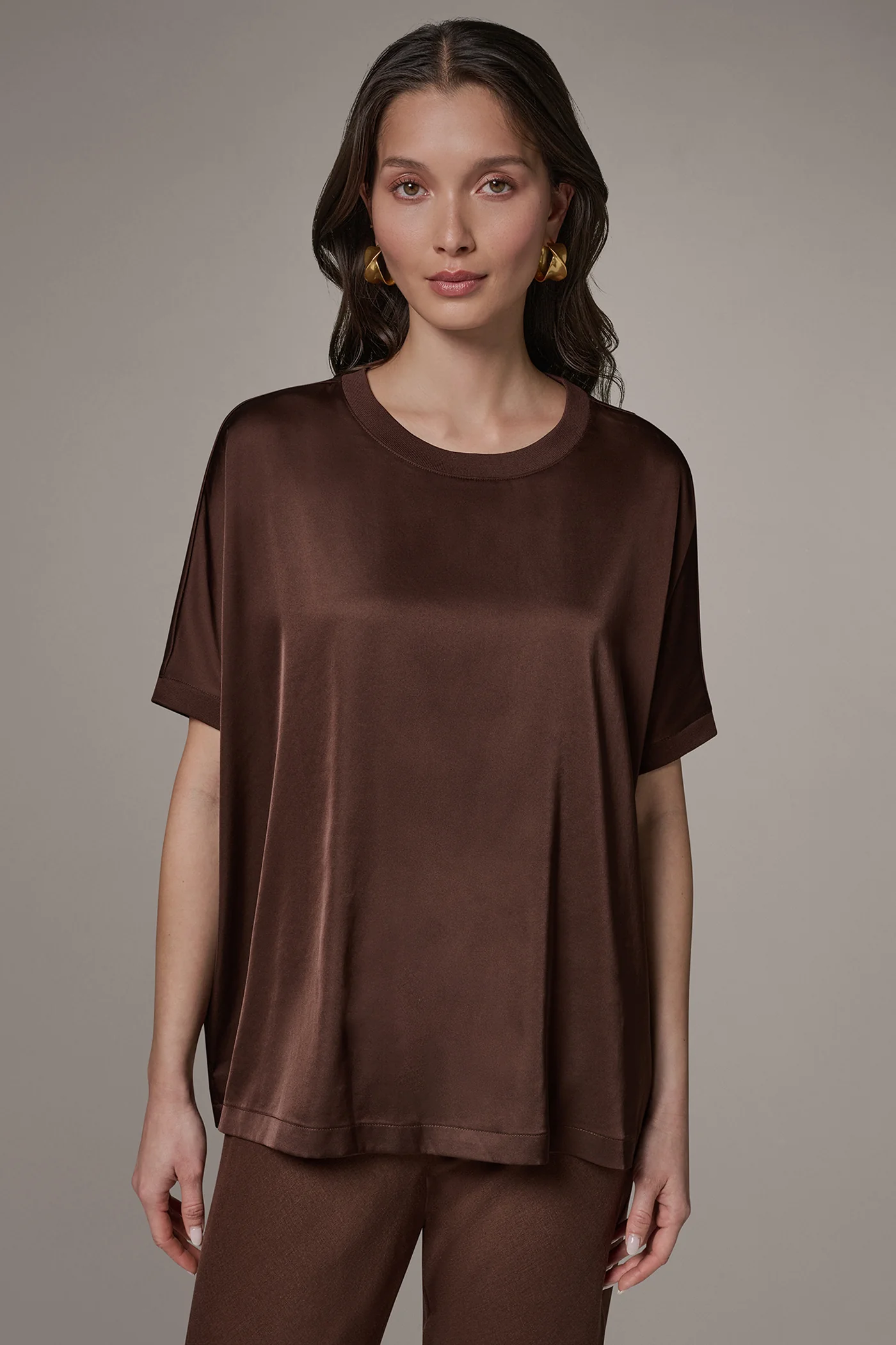 SHORT SLEEVE BOXY BLOUSE - VXVOV