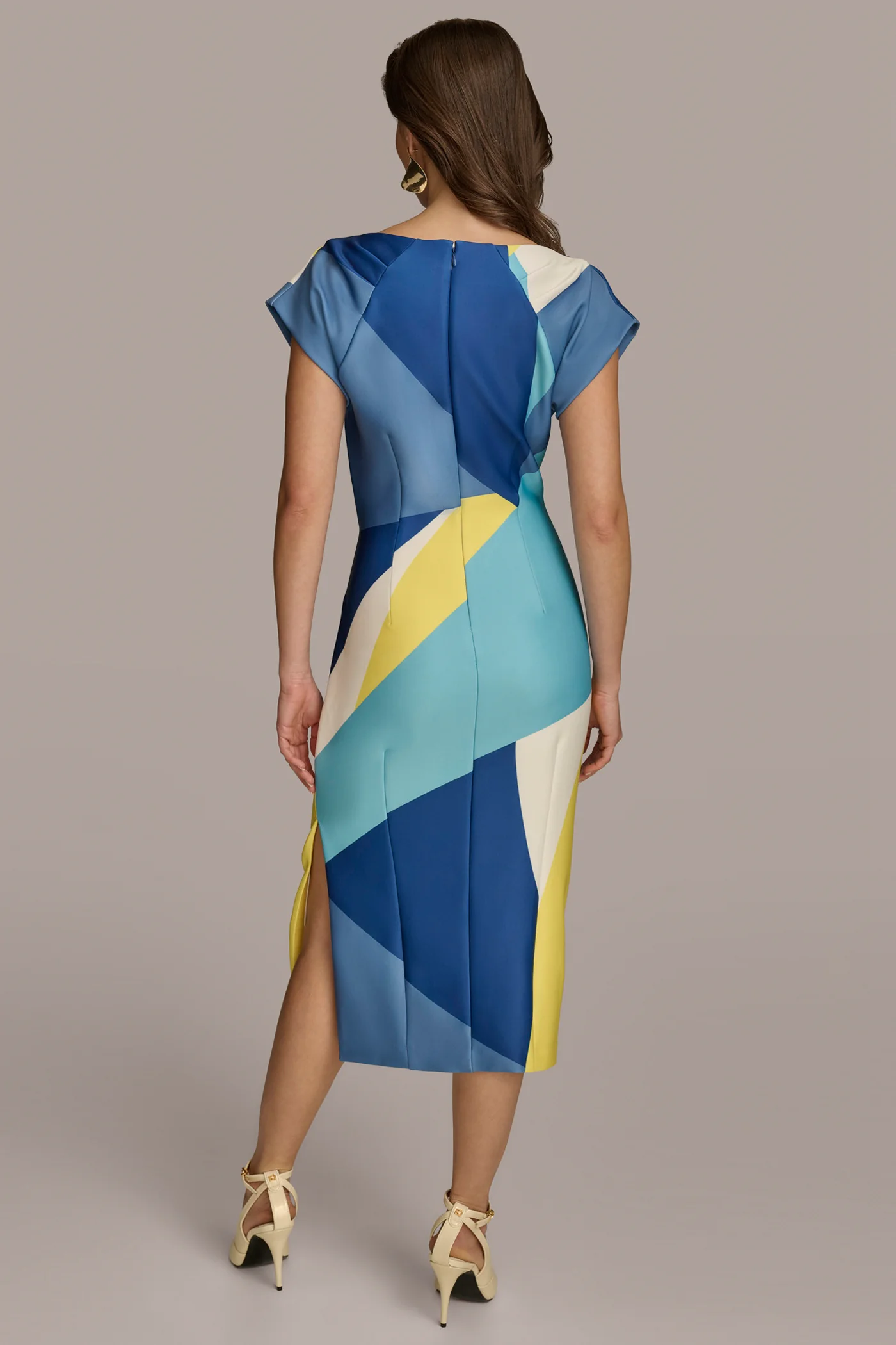 SHEATH COLORBLOCK DRESS - VXVOV