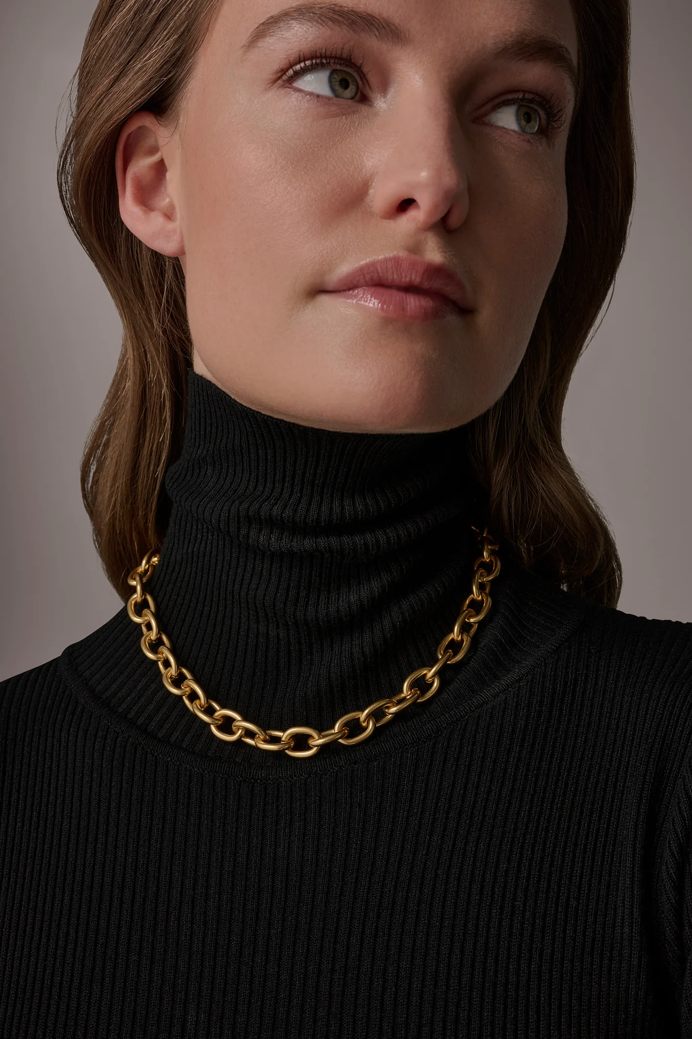 CHAIN LINK COLLAR NECKLACE - VXVOV