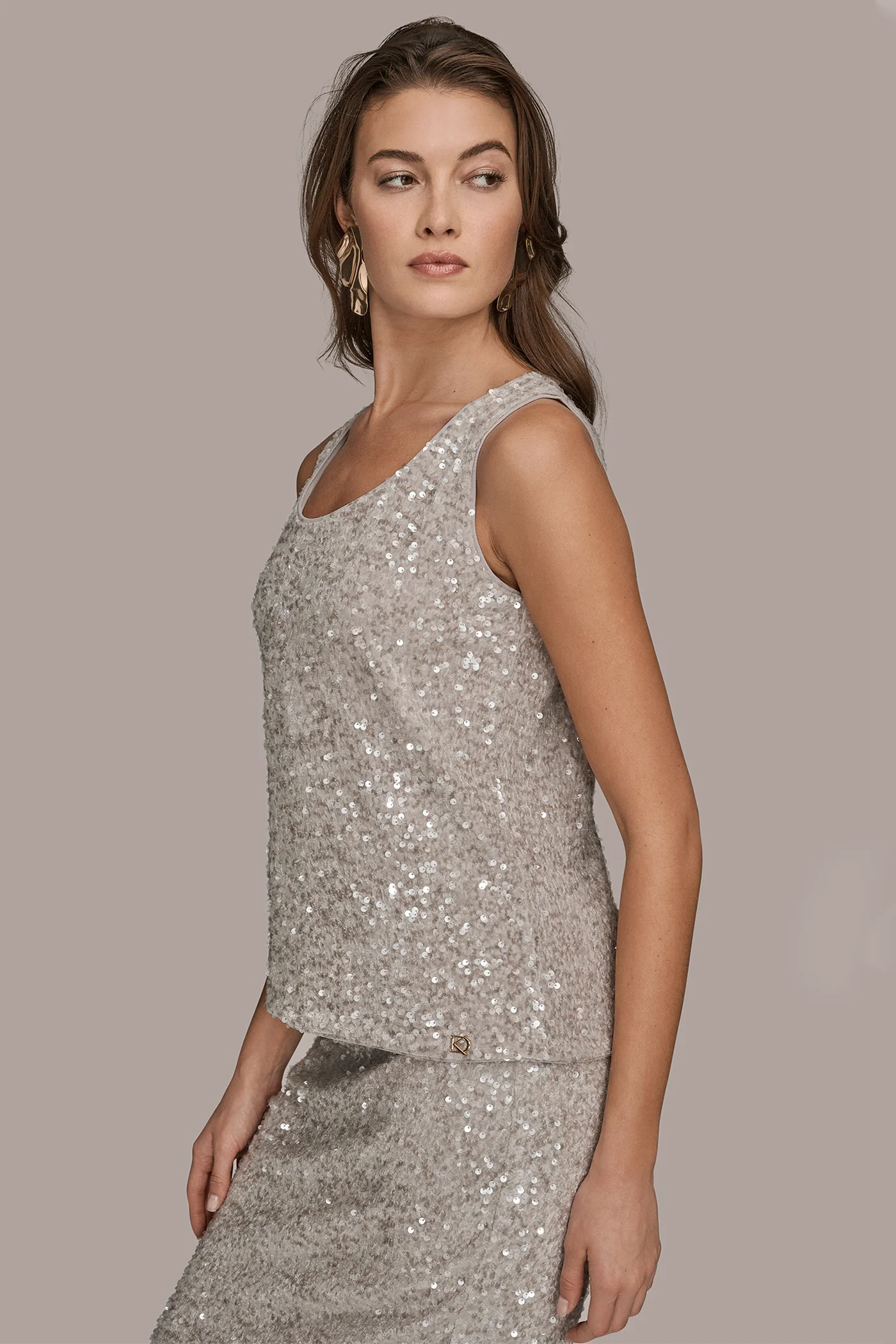 SEQUINED TANK - VXVOV