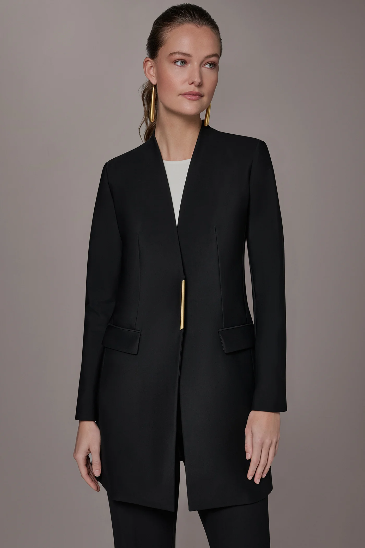 COLLARLESS TOPPER - VXVOV