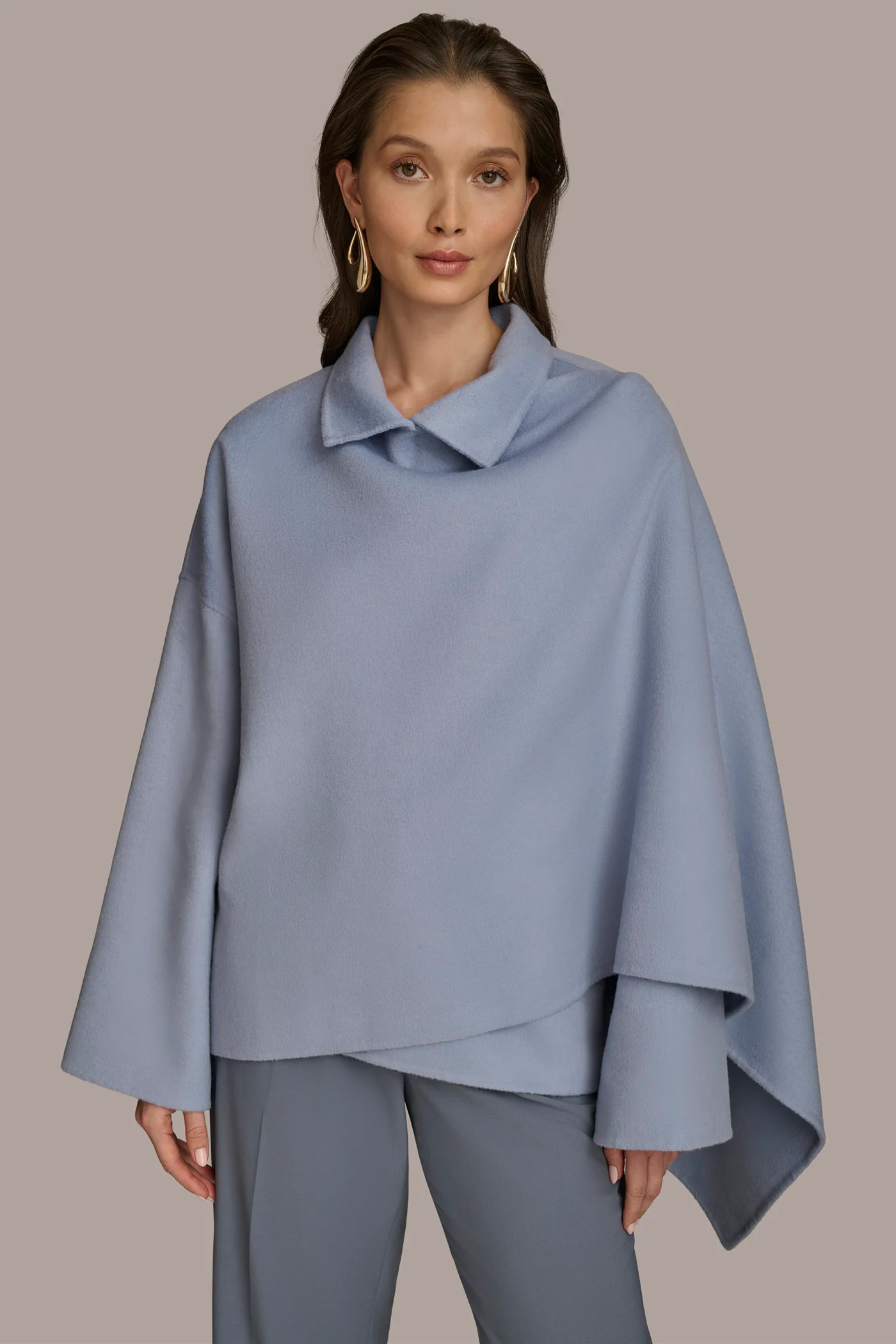 WRAP CAPE SWEATER - VXVOV