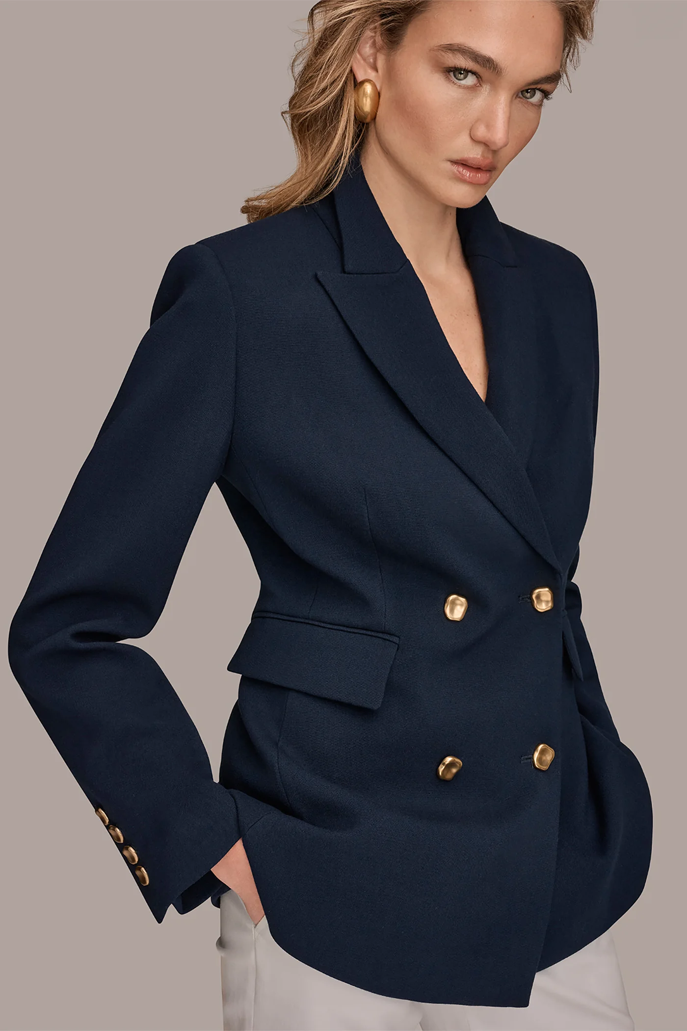 DOUBLE-BREASTED BLAZER - VXVOV
