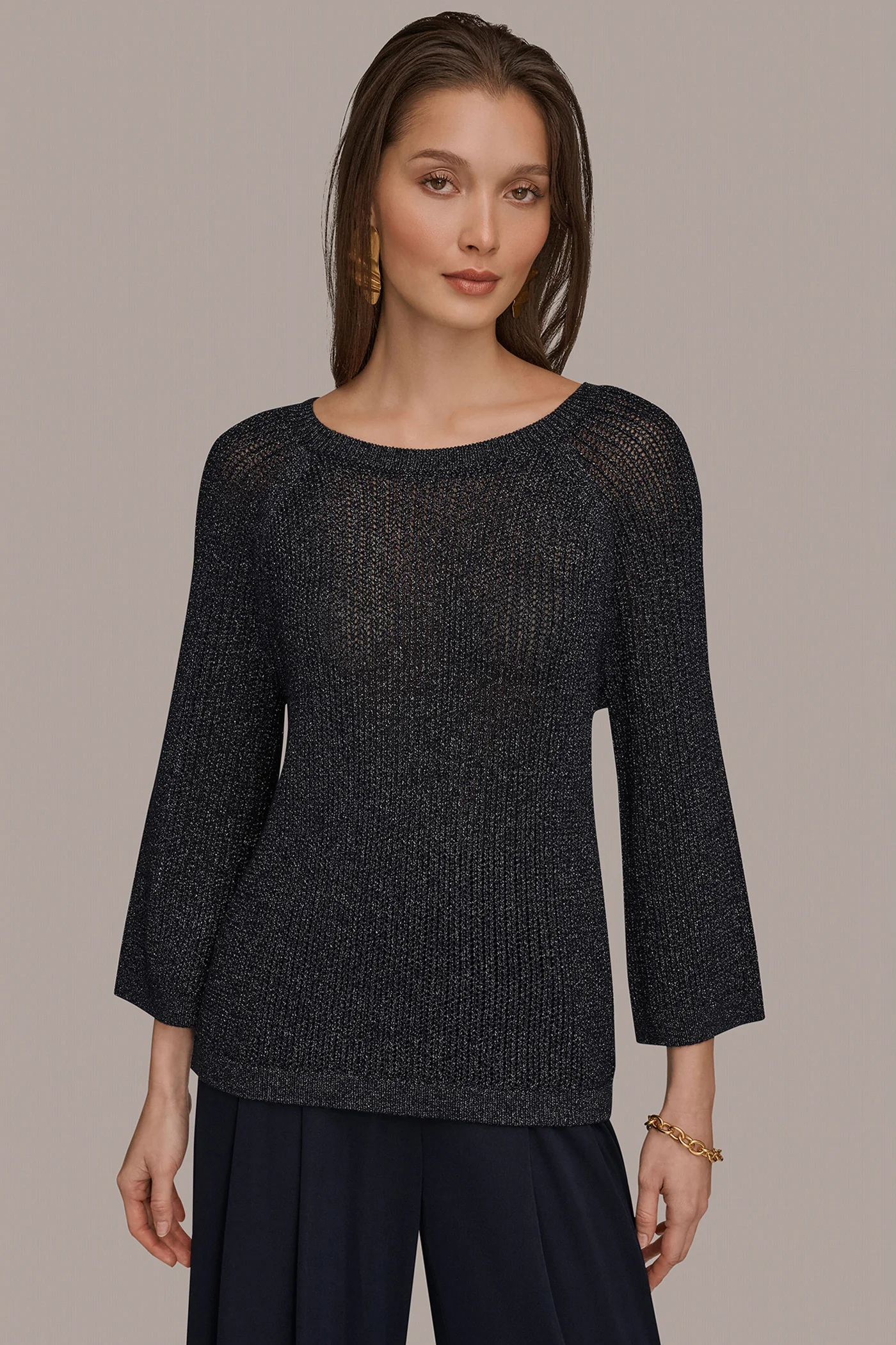 BOAT NECK DOLMAN SWEATER - VXVOV