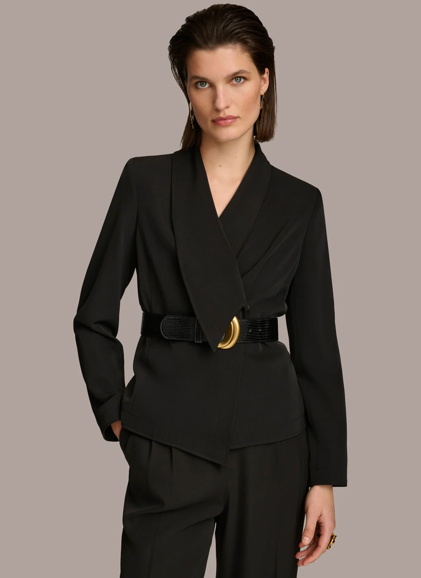 BELTED BLAZER - VXVOV