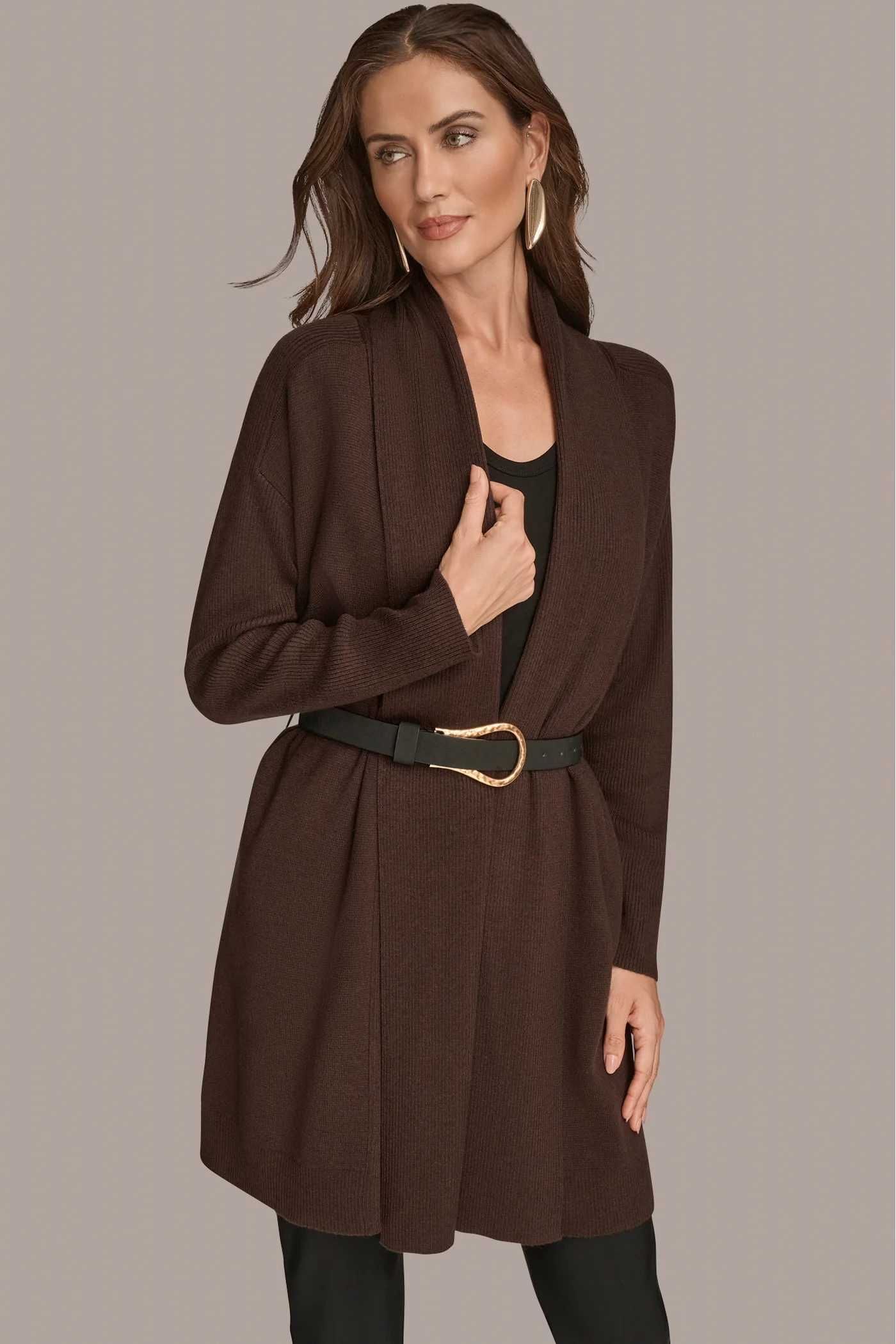V-NECK LONG CARDIGAN - VXVOV