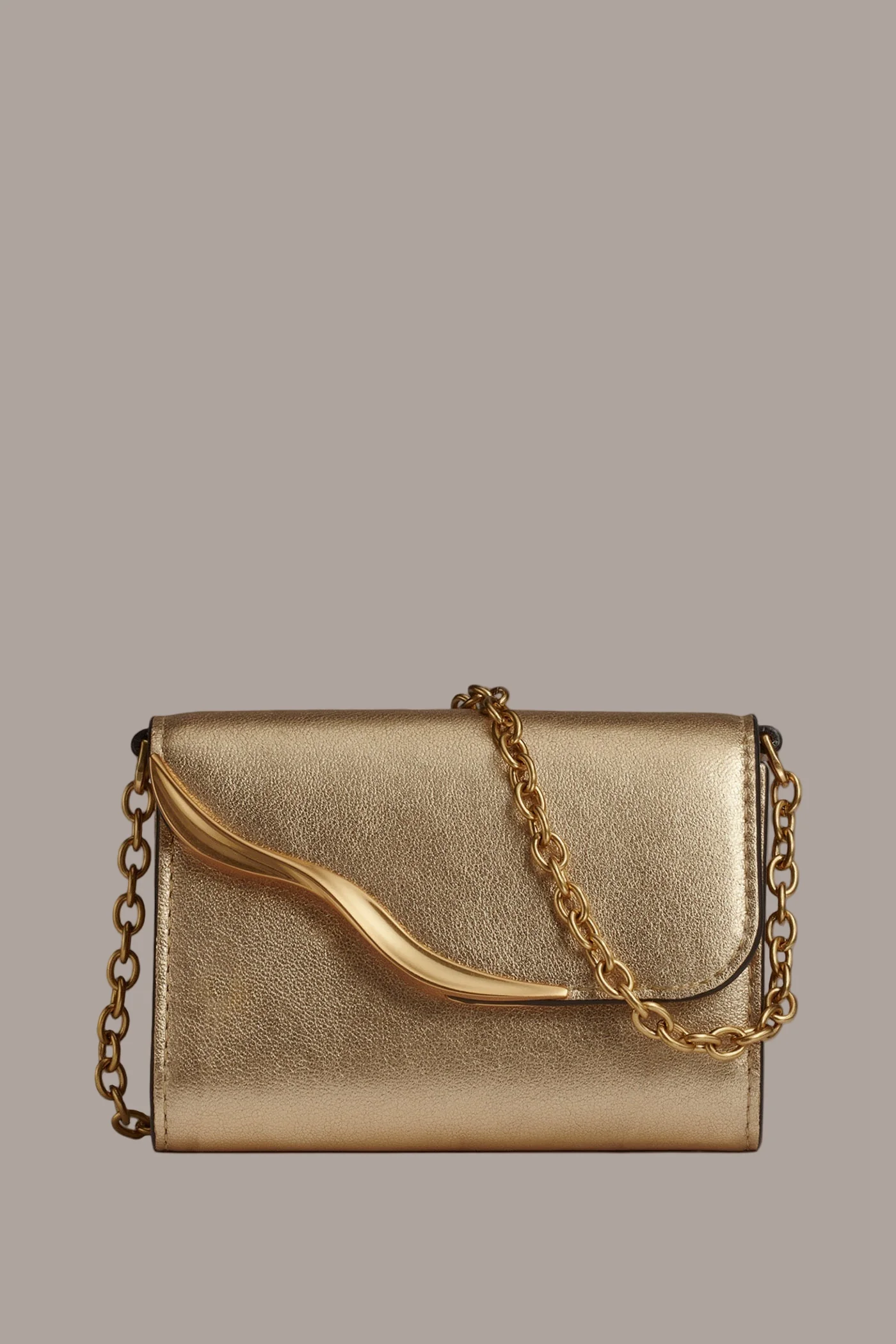 MALVERNE METALLIC MINI CROSSBODY BAG - VXVOV