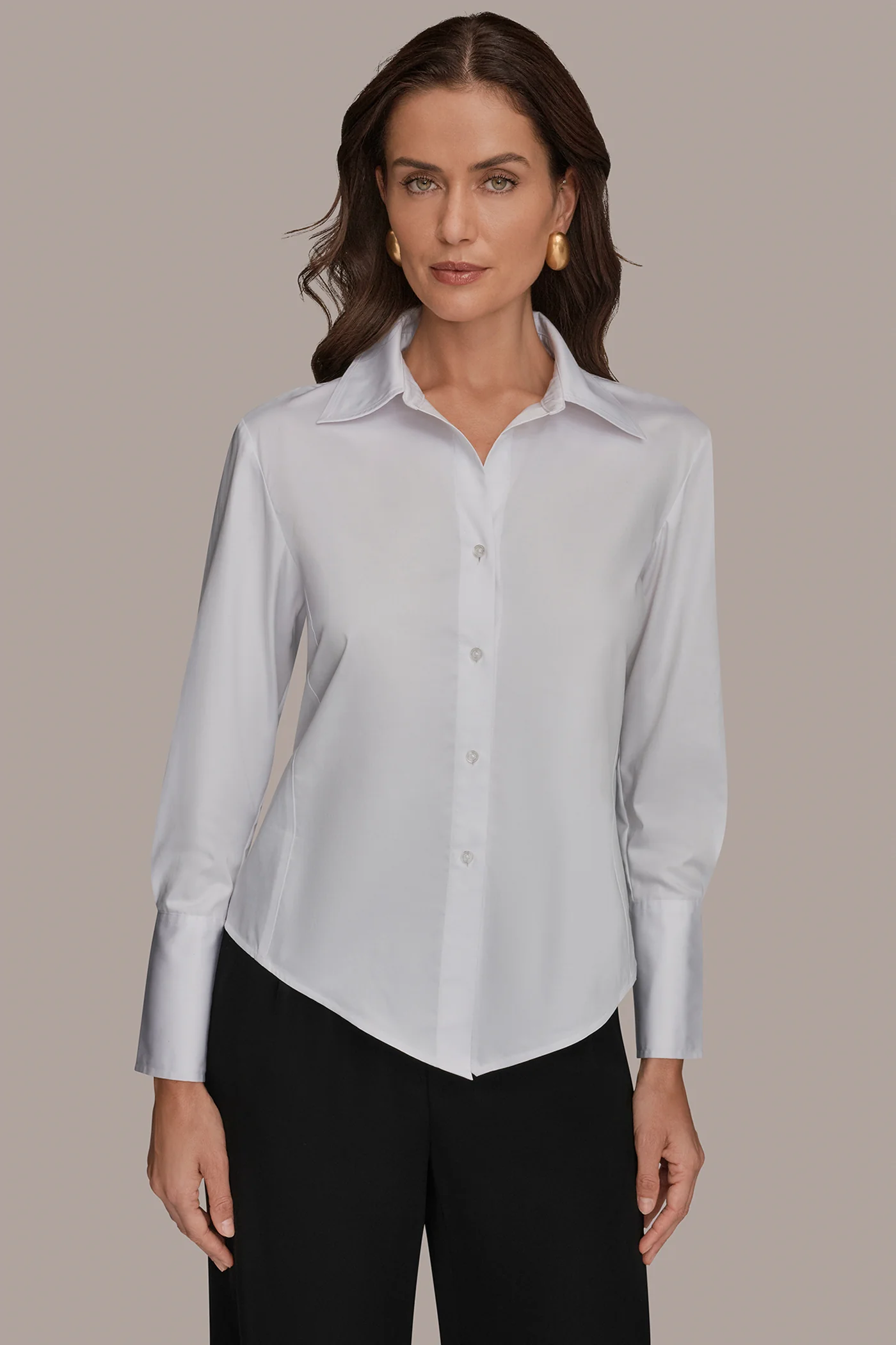 CROPPED WOVEN BLOUSE - VXVOV