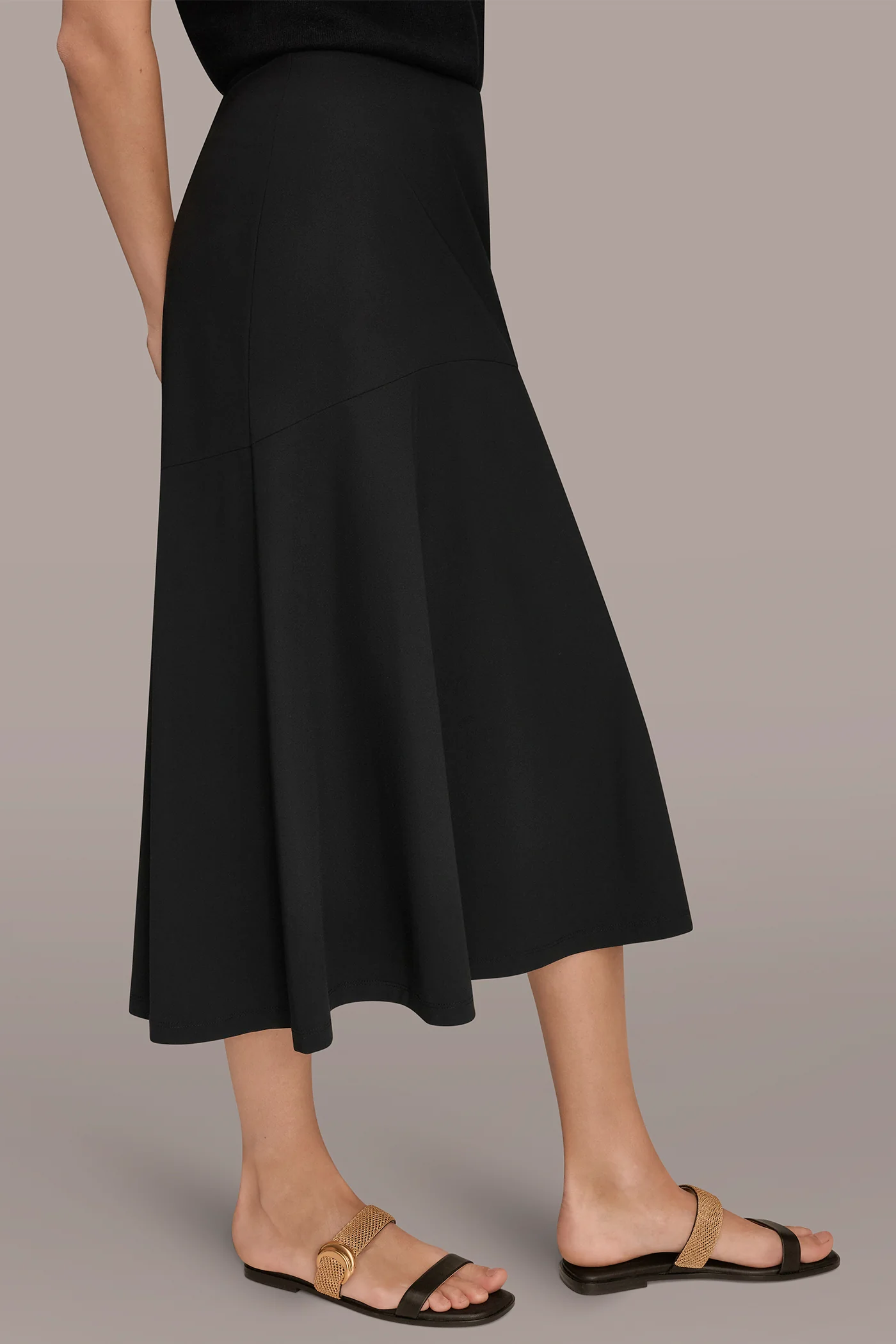 MIDI HI-LOW TRUMPET SKIRT - VXVOV