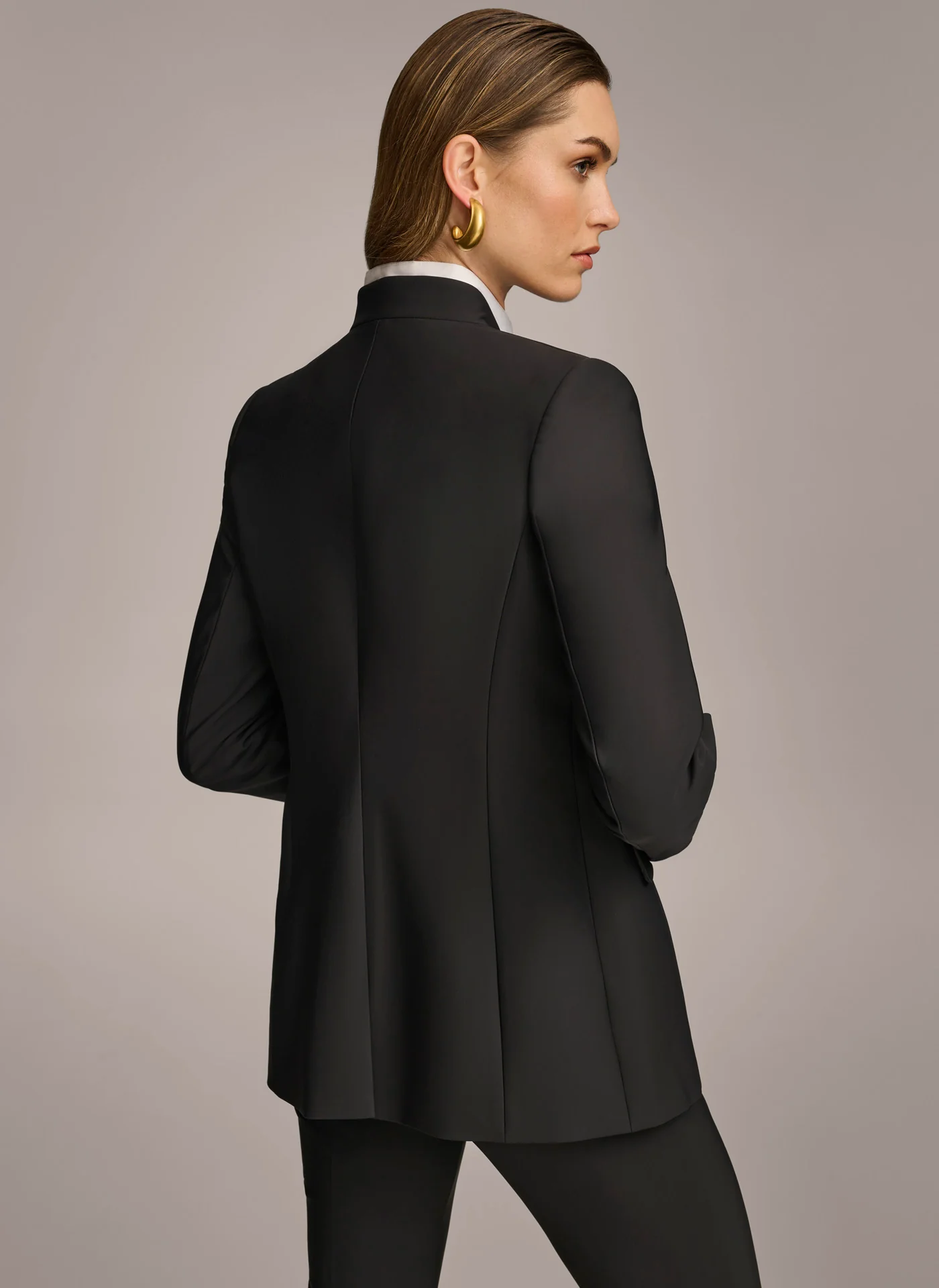 JACKET WITH BUTTON DETAILS ON SLEEVE - VXVOV