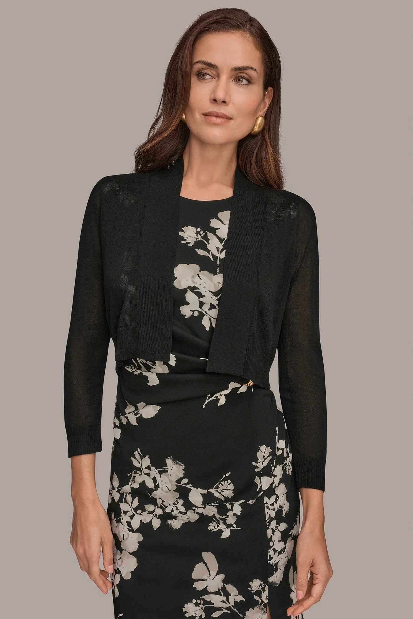 OPEN-FRONT SHRUG - VXVOV