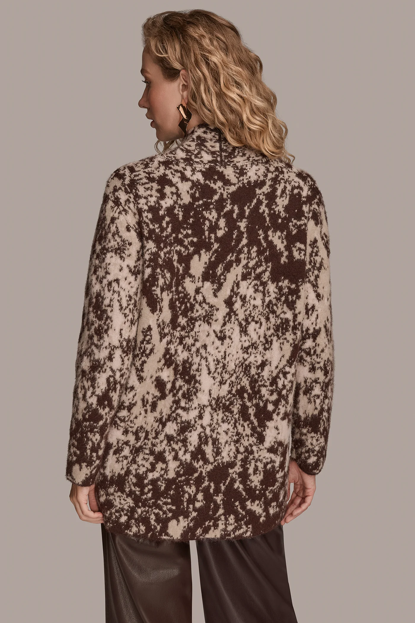 JACQUARD-KNIT CARDIGAN - VXVOV