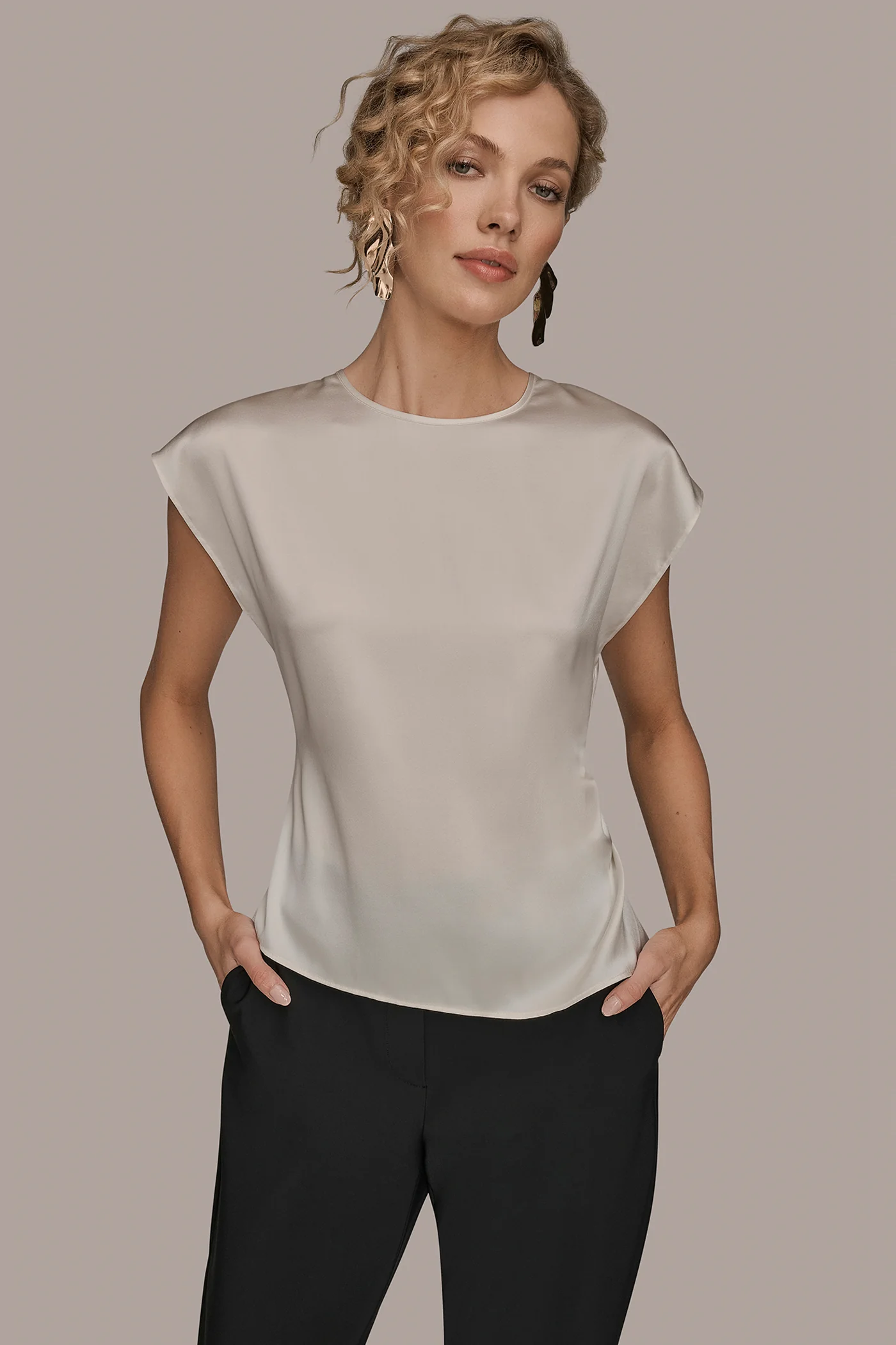 CAP SLEEVE BLOUSE - VXVOV