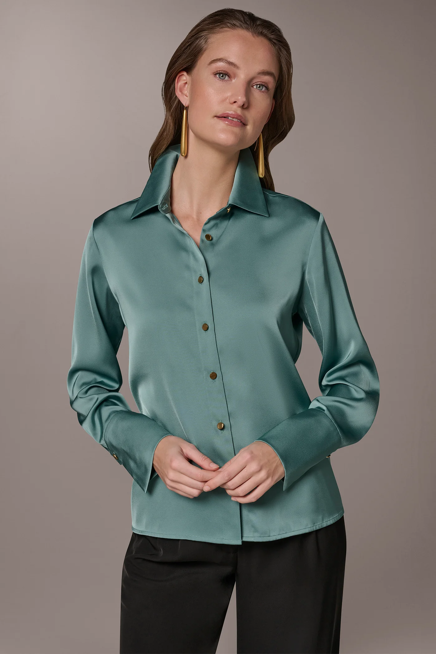 SATIN BLOUSE - VXVOV