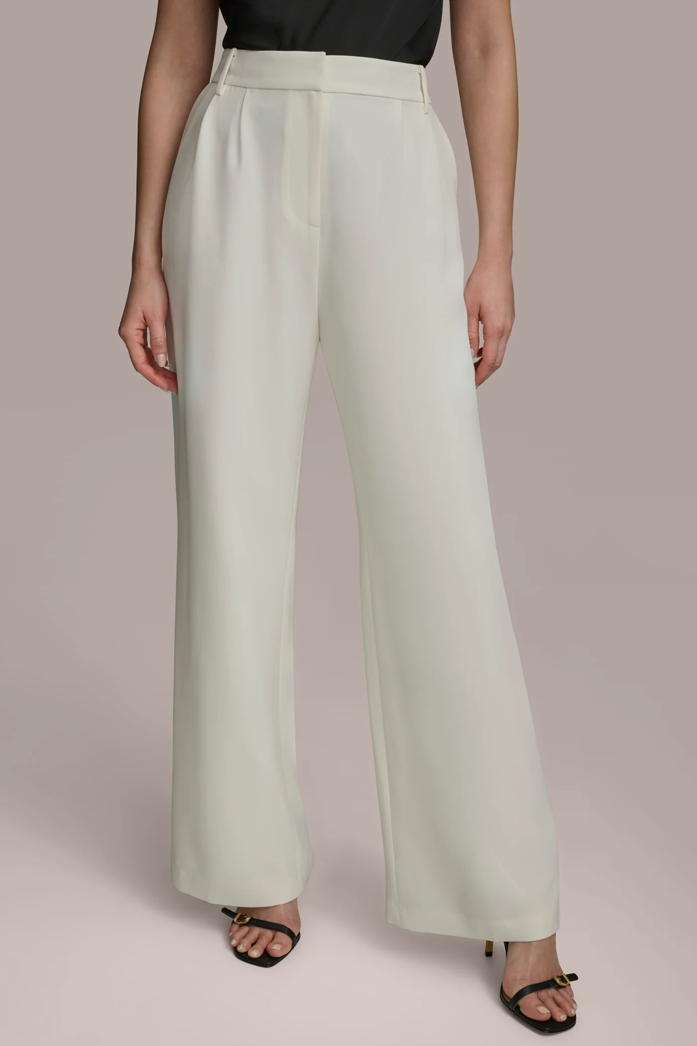 WIDE PANT WITH PLEATS - VXVOV