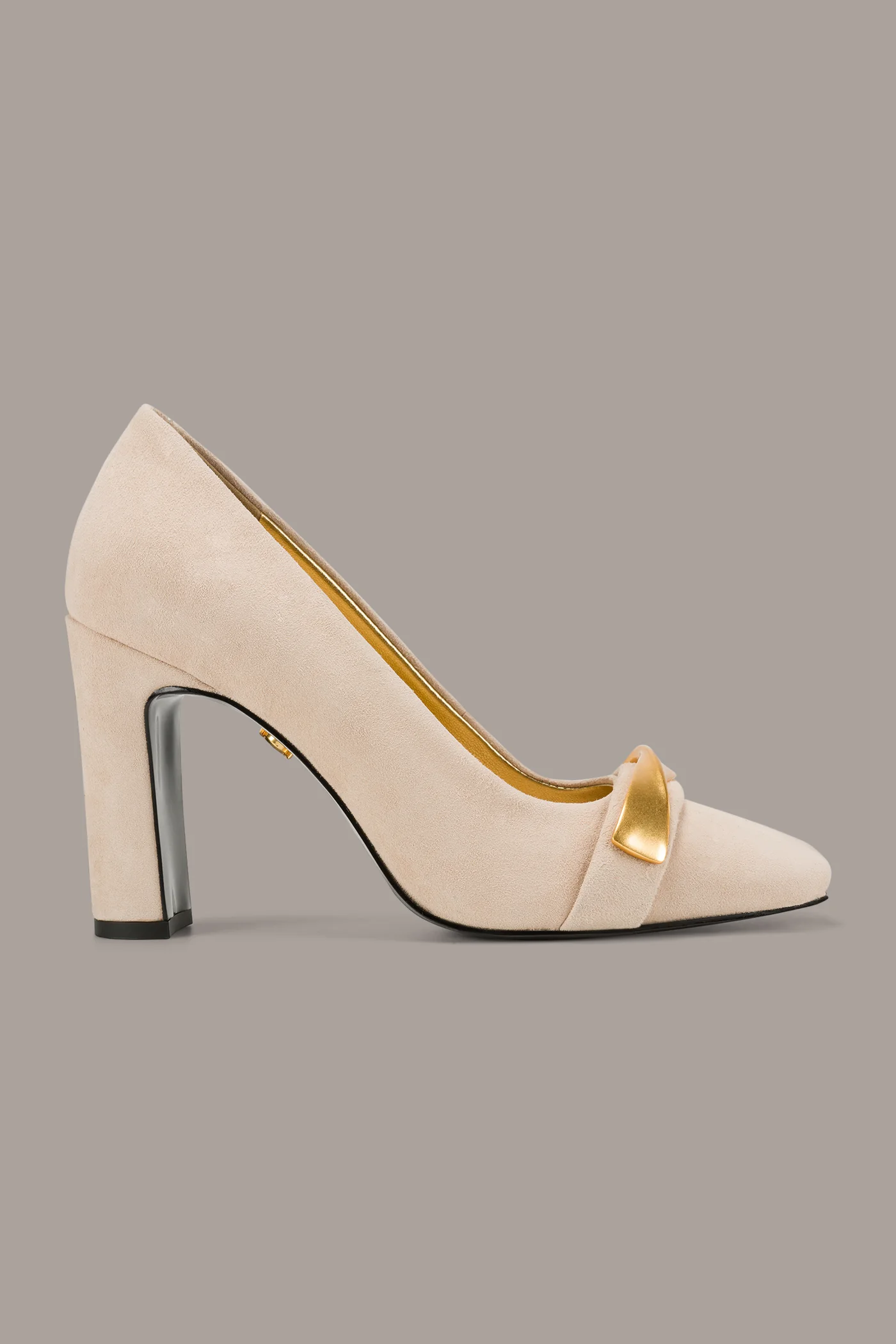 SABINA EMBELLISHED SUEDE HIGH PUMP - VXVOV