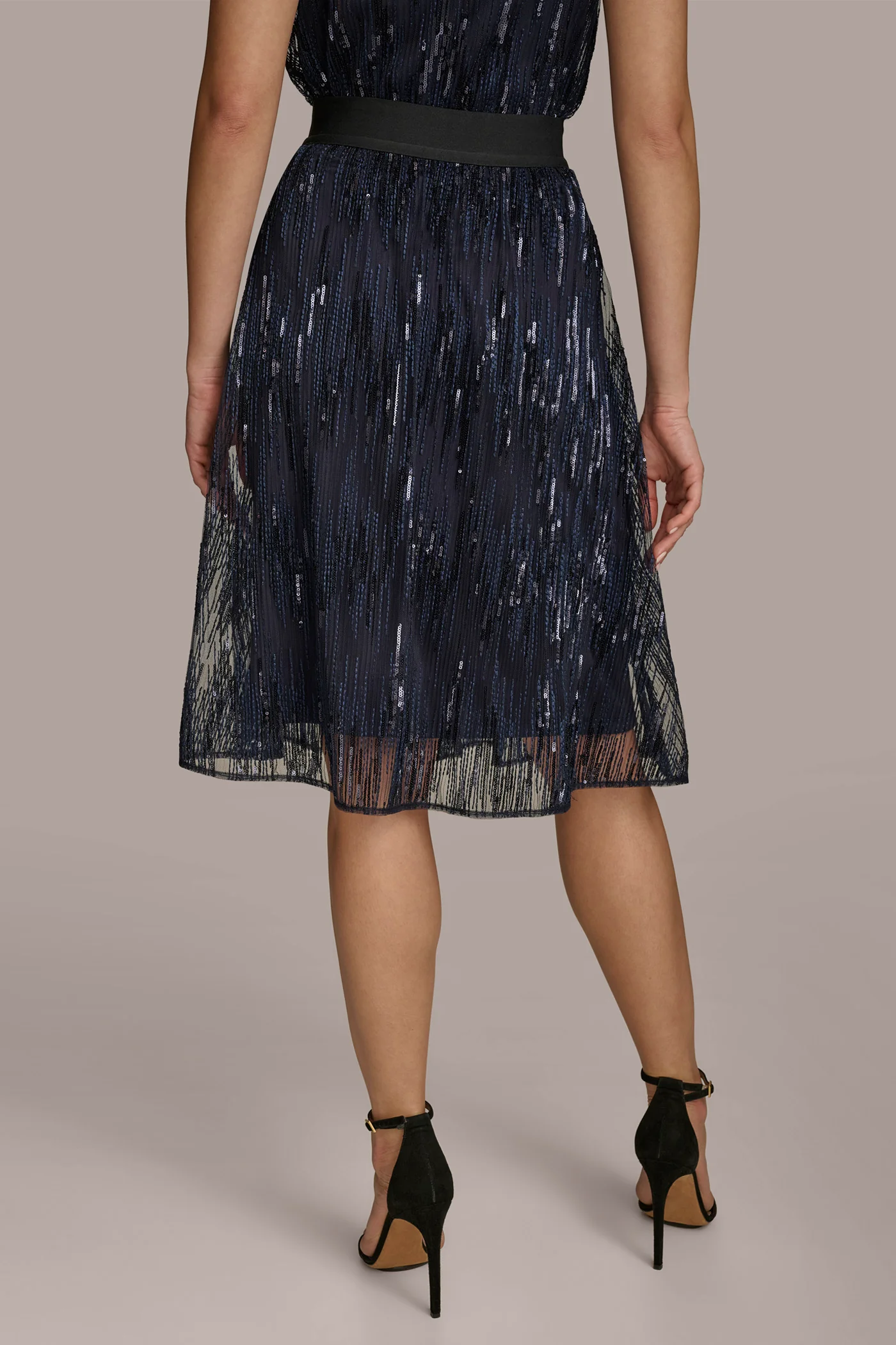 SEQUIN MESH SKIRT - VXVOV