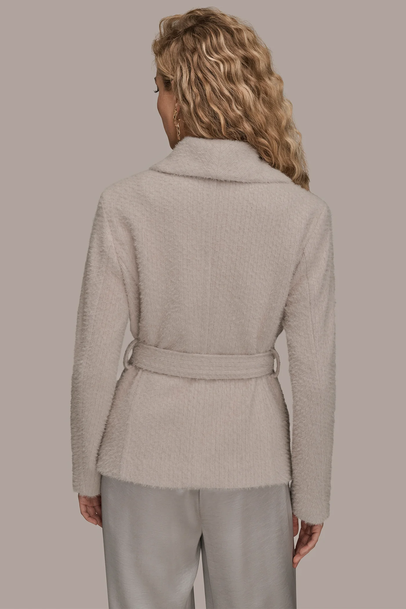 TIE-FRONT WRAP JACKET - VXVOV