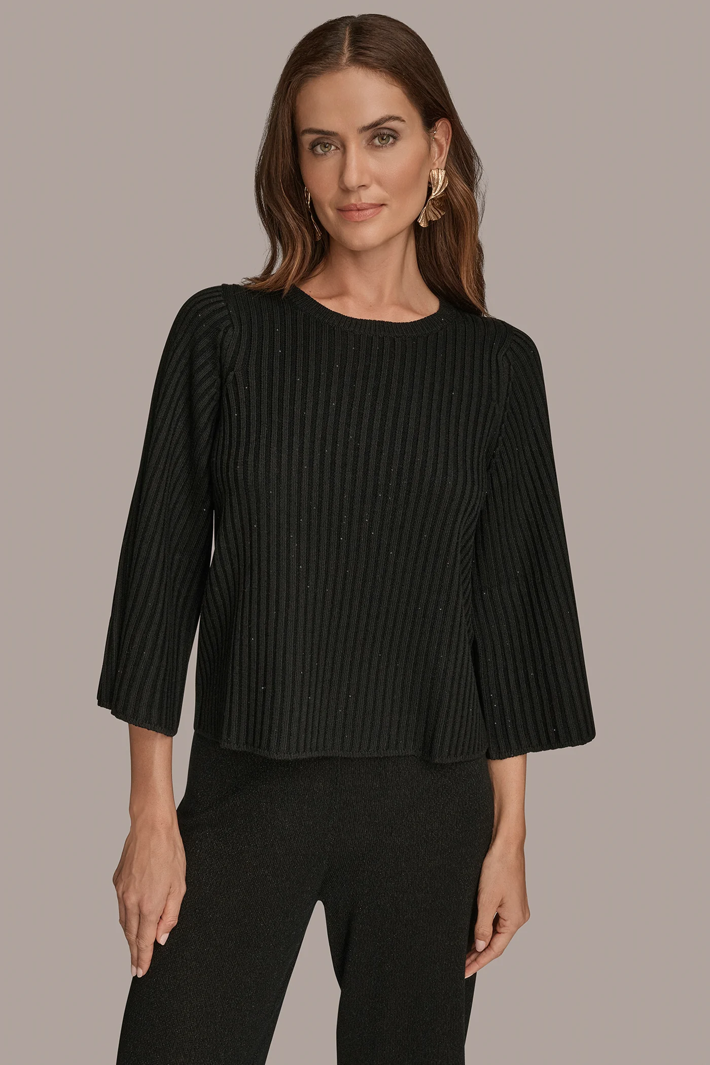 BELL SLEEVE SEQUIN SWEATER - VXVOV