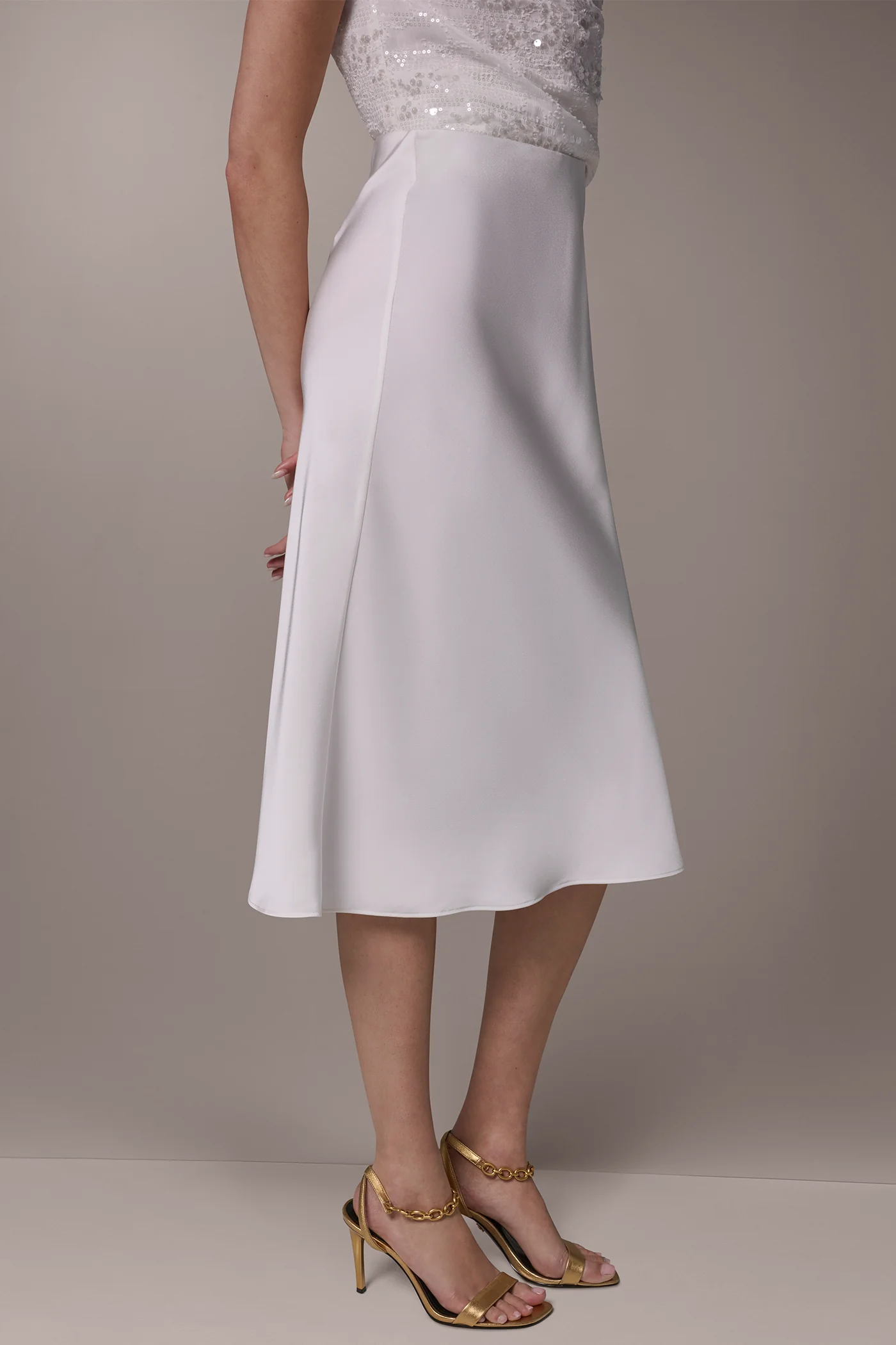 SATIN BIAS SKIRT - VXVOV