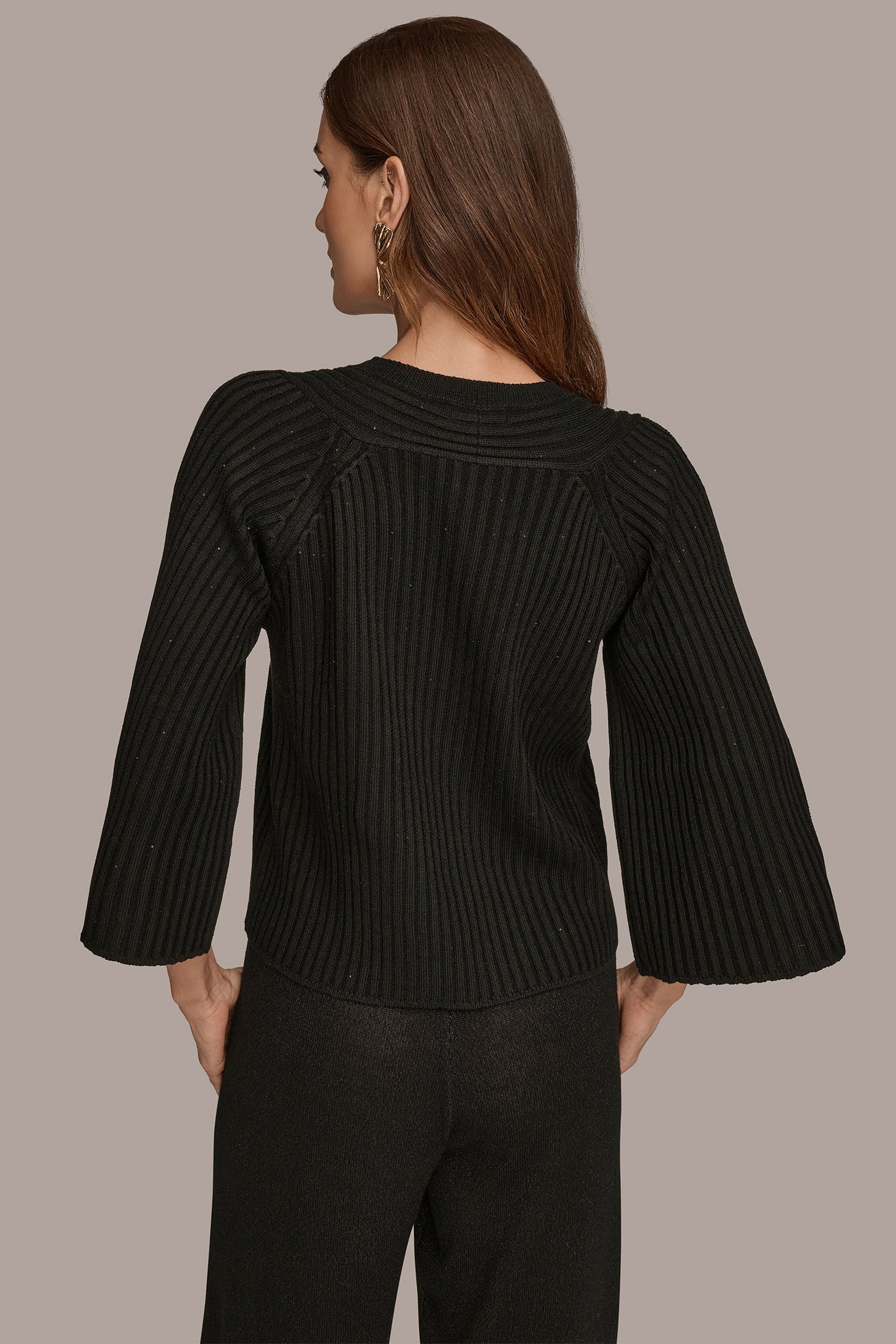 BELL SLEEVE SEQUIN SWEATER - VXVOV