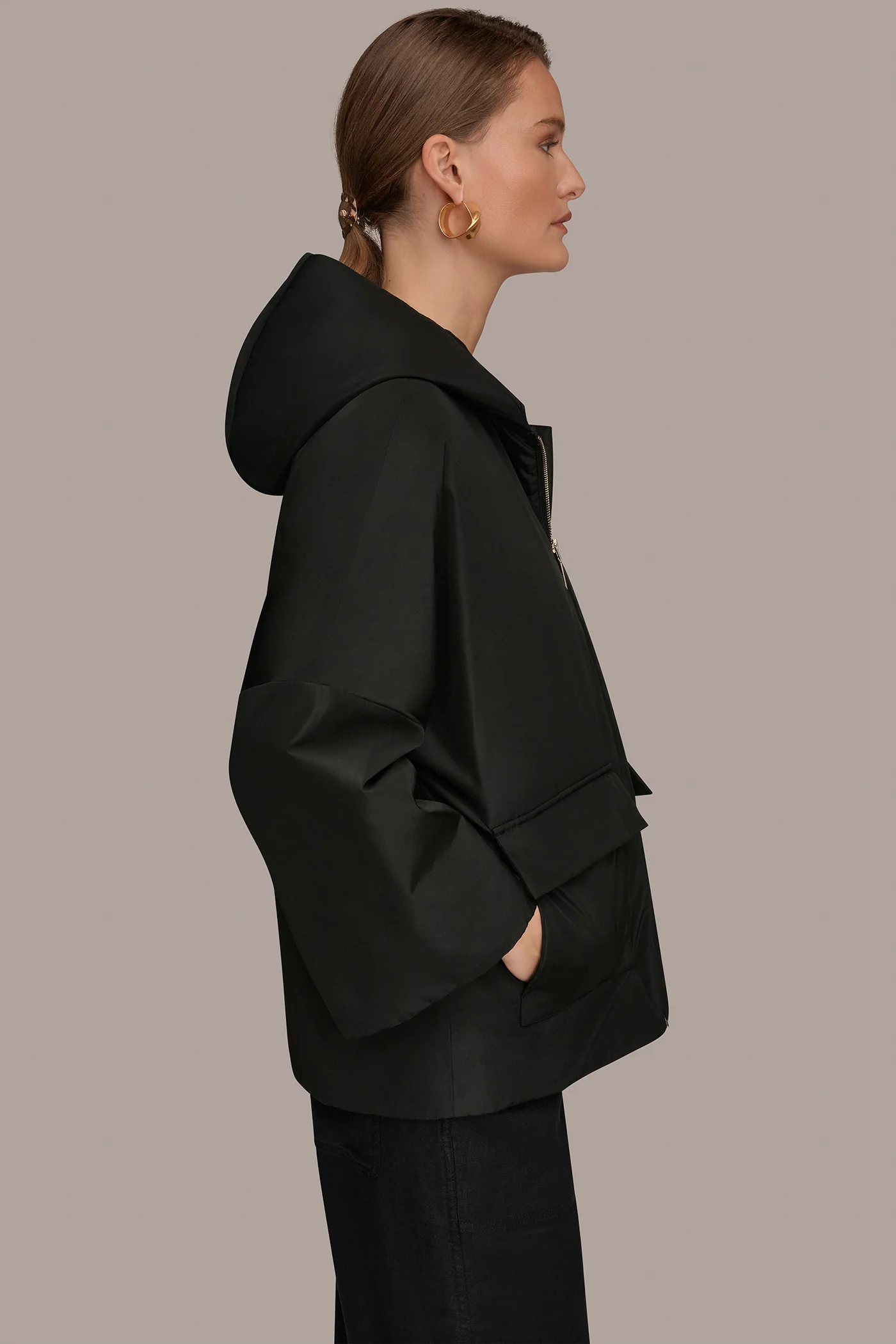 HOODED LIGHT QUILT JACKET - VXVOV