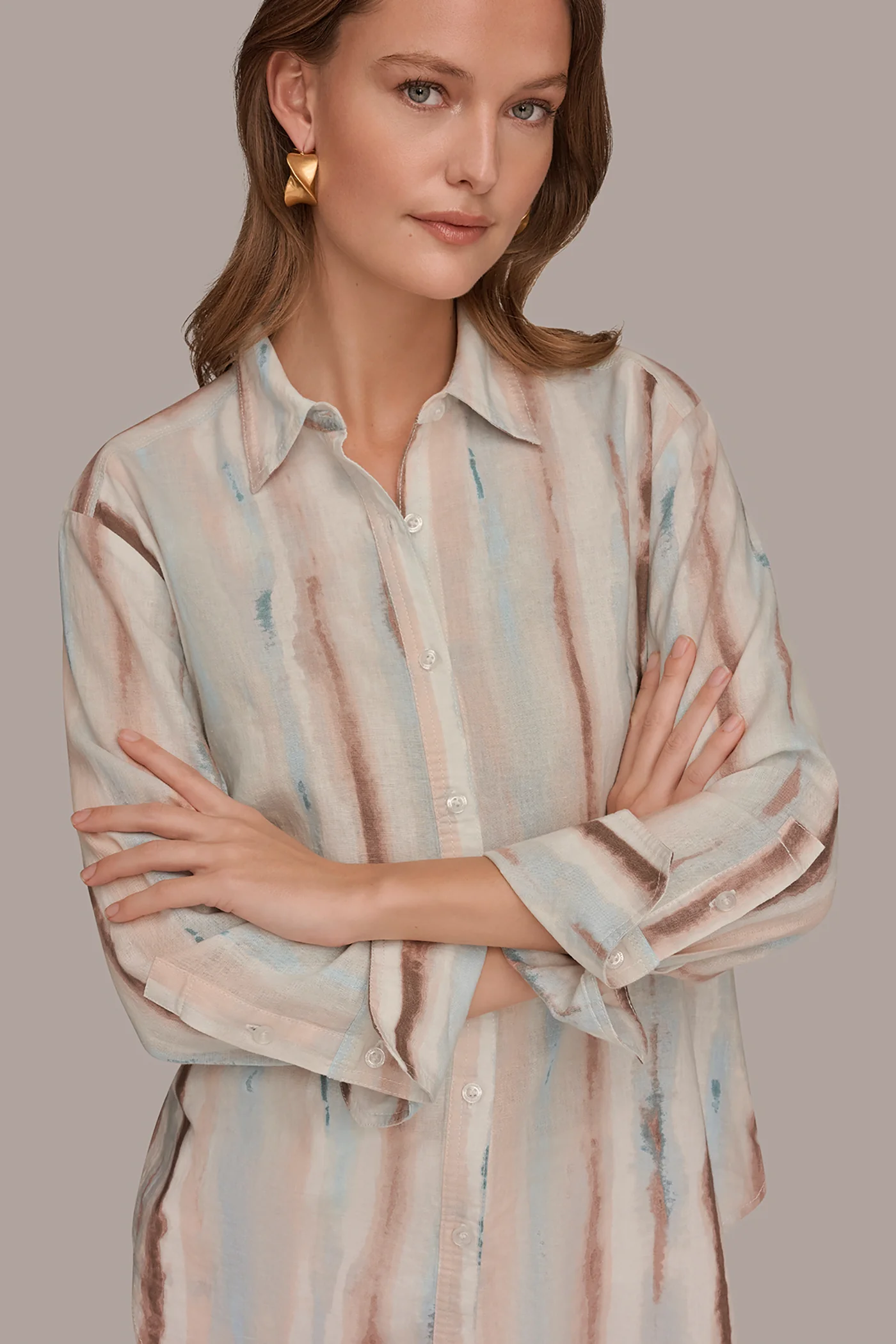 LONG SLEEVE STRIPE SHIRT - VXVOV