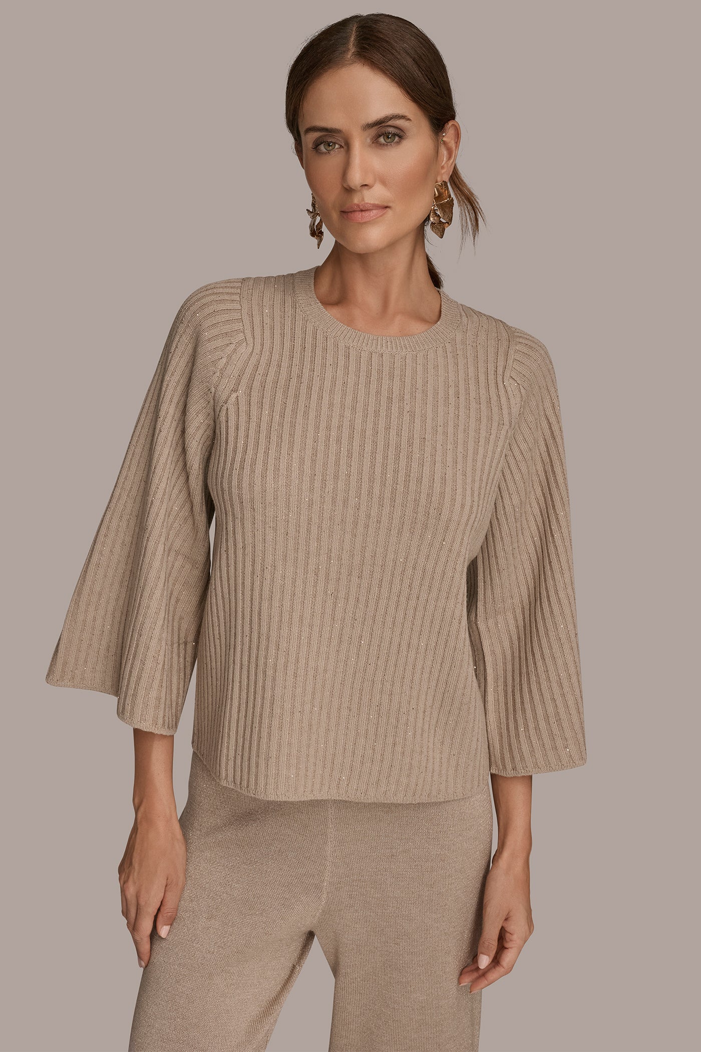 BELL SLEEVE SEQUIN SWEATER - VXVOV