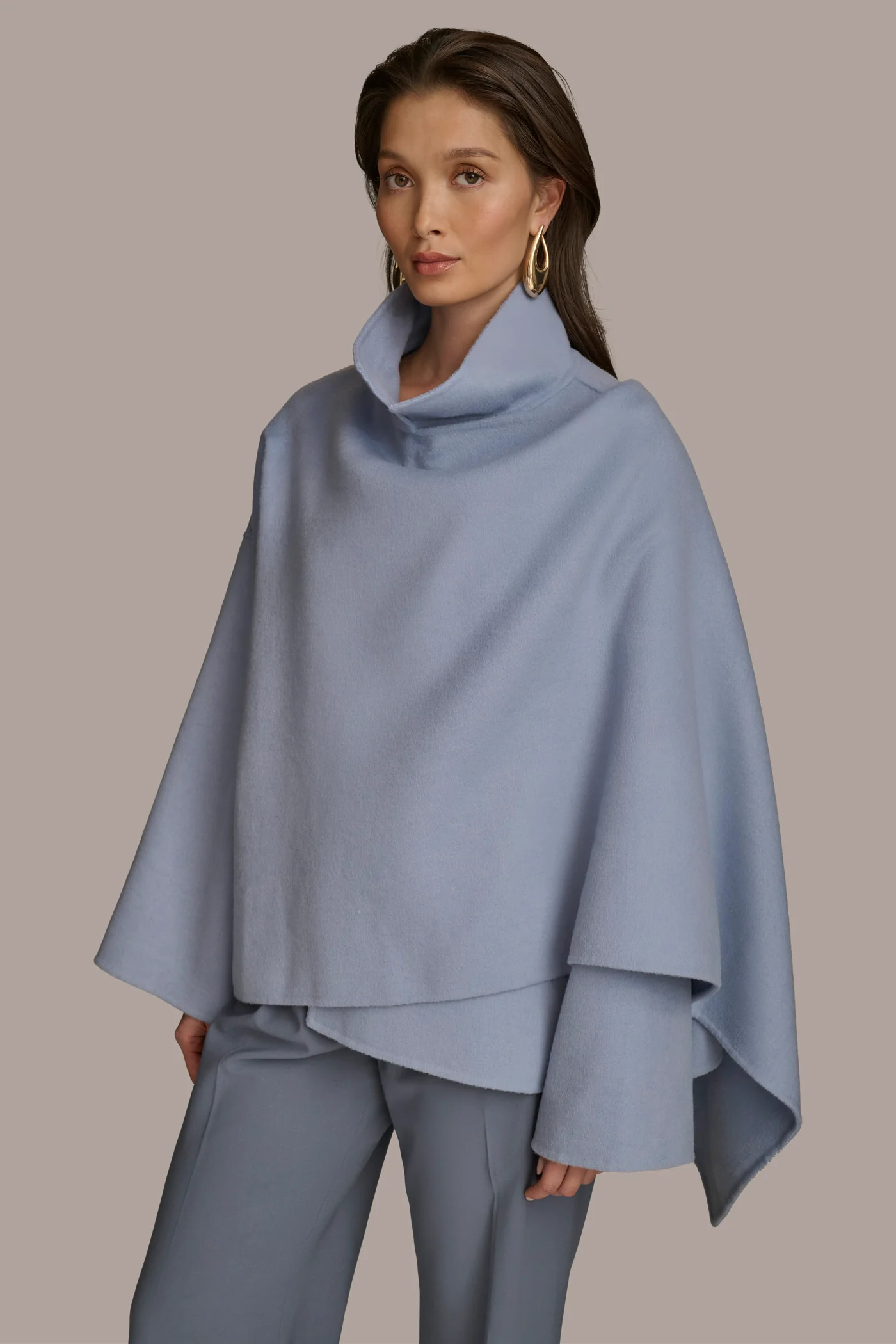 WRAP CAPE SWEATER - VXVOV
