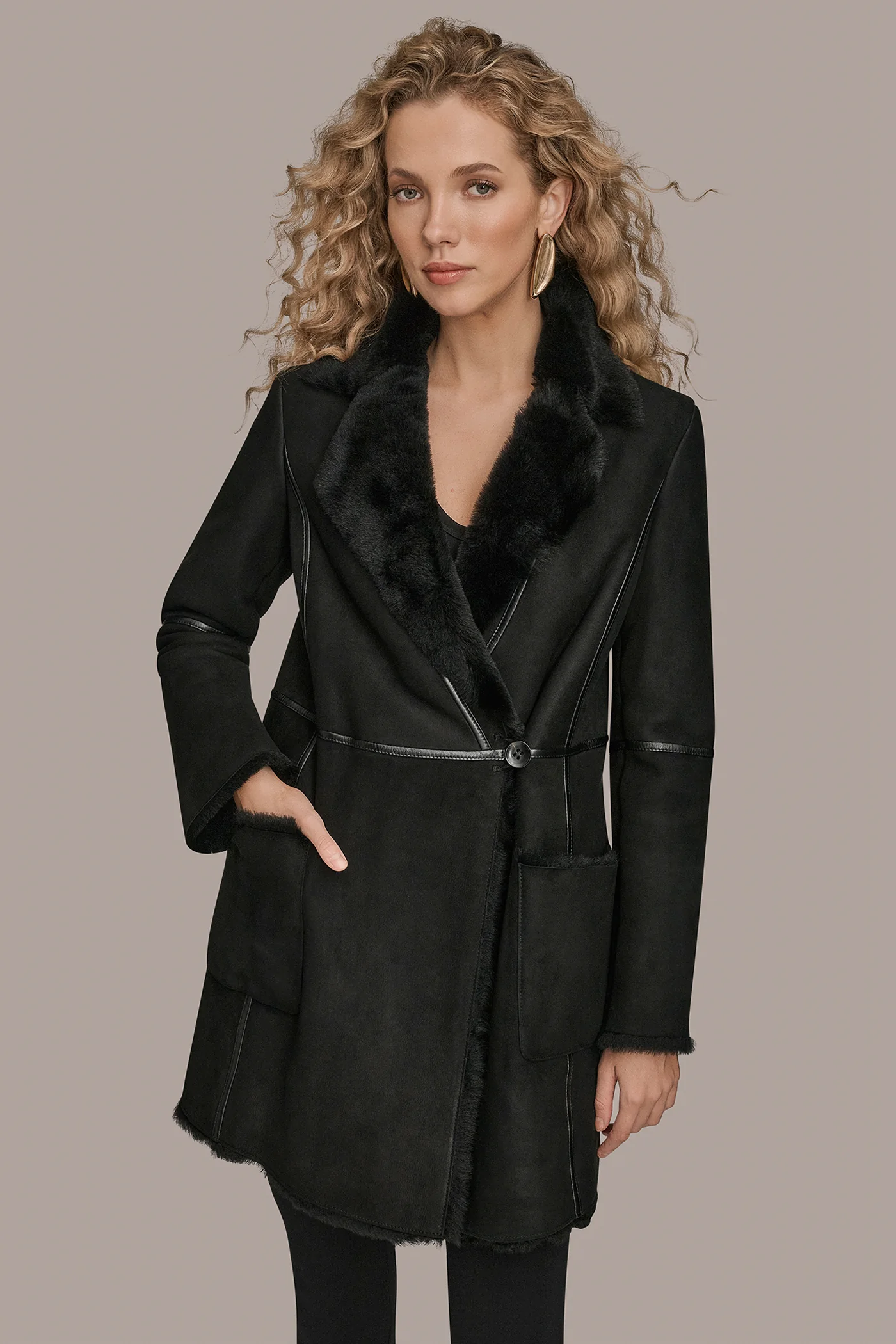 SHEARLING COAT - VXVOV