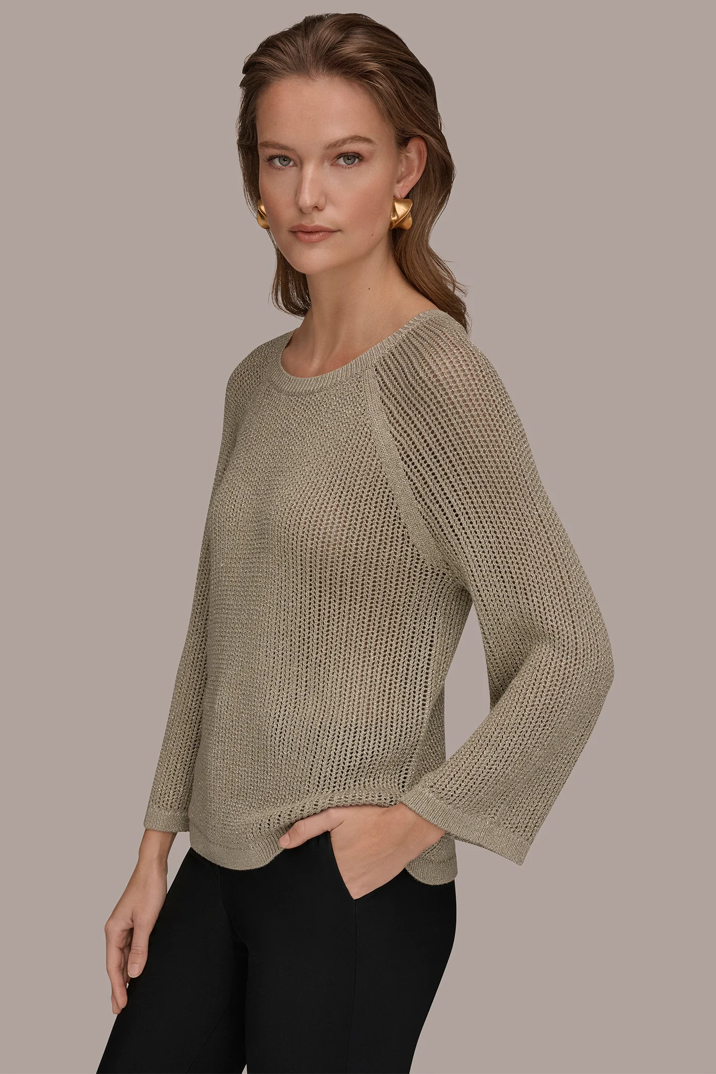 BOAT NECK DOLMAN SWEATER - VXVOV