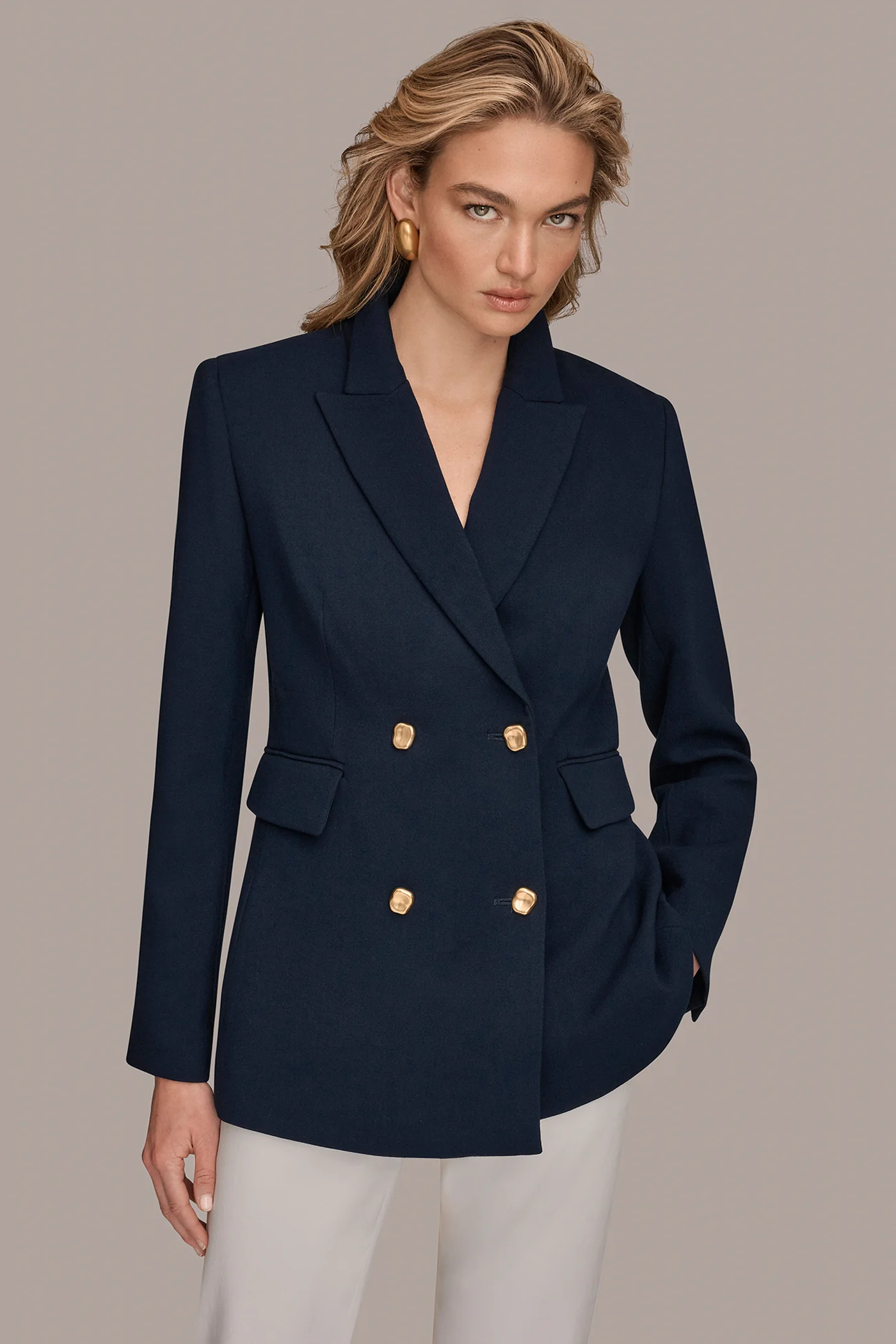 DOUBLE-BREASTED BLAZER - VXVOV