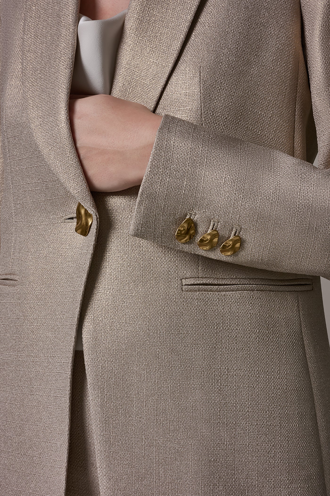 ONE-BUTTON BLAZER - VXVOV