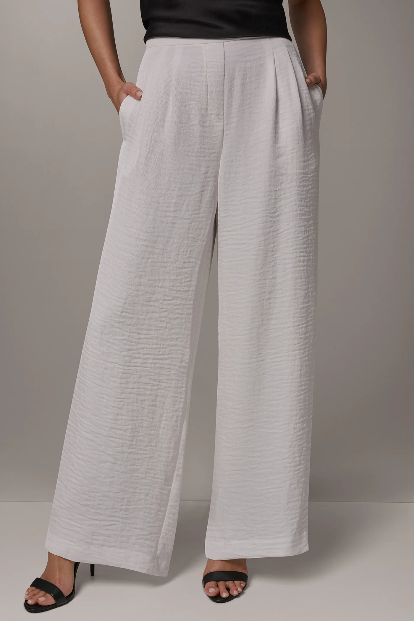 EXTRA HIGH-RISE PLEATED RELAXED PULL-ON PANT - VXVOV