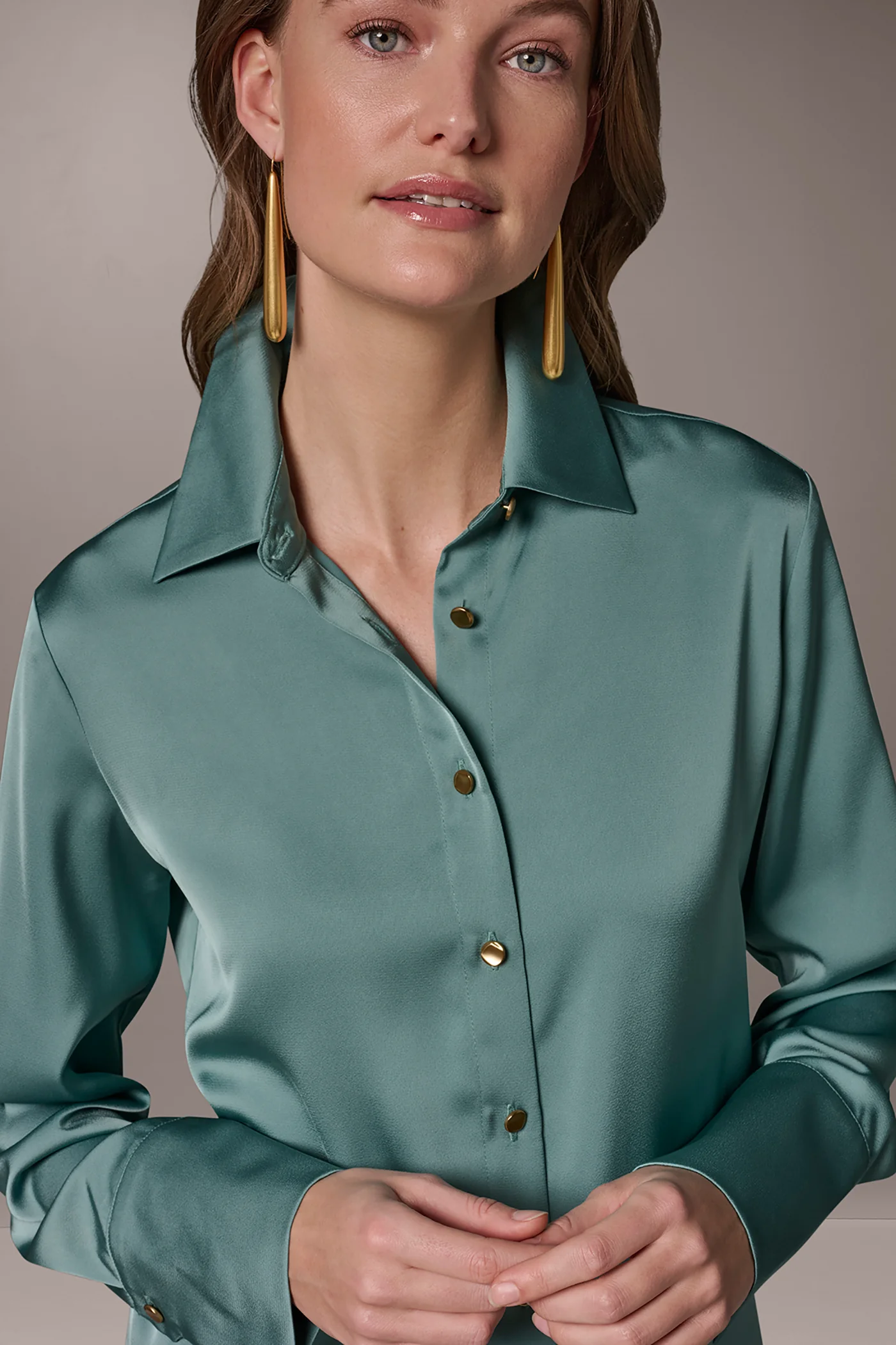 SATIN BLOUSE - VXVOV