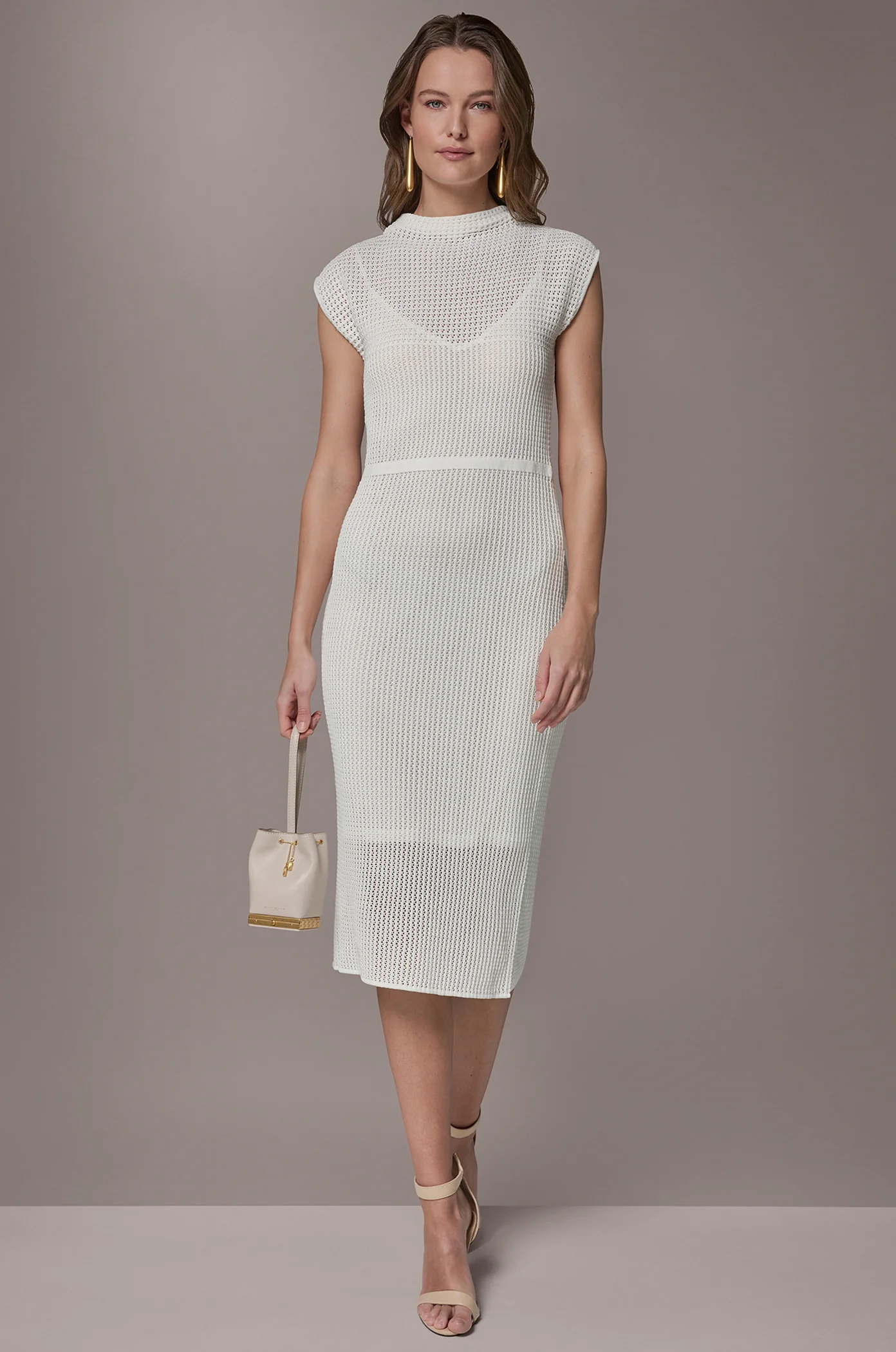 LAYERED MIDI SWEATER DRESS - VXVOV