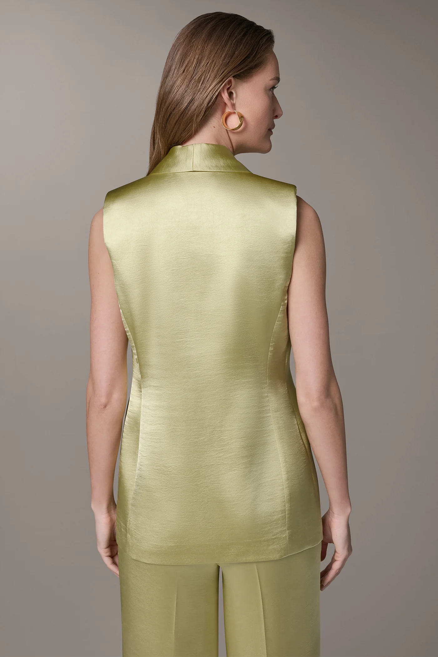 CHARMEUSE ONE-BUTTON VEST - VXVOV