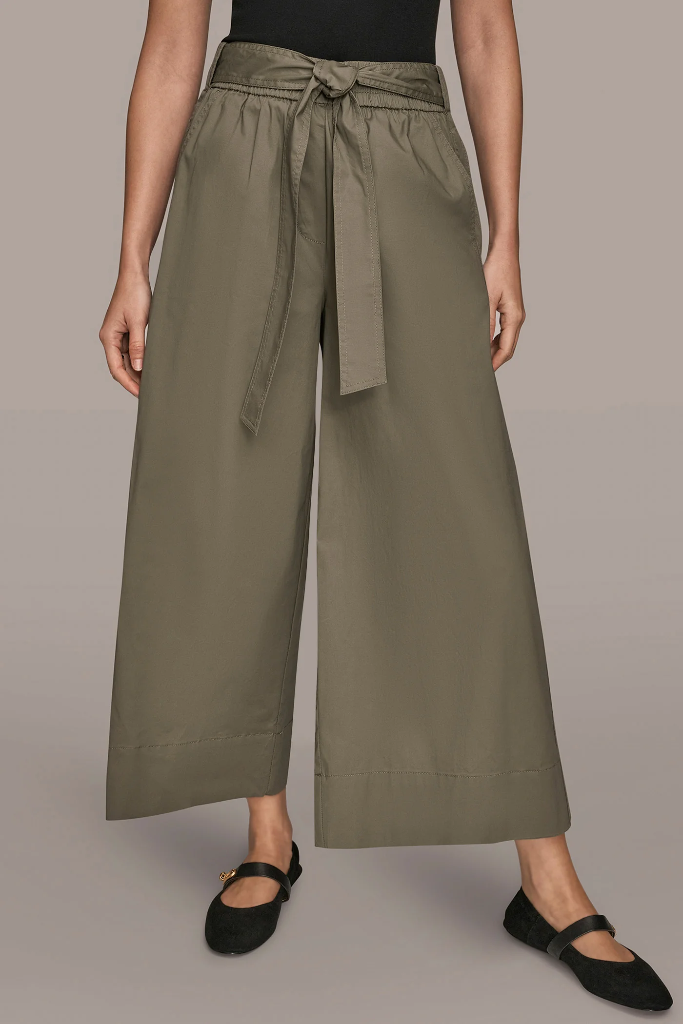CROPPED HIGH-RISE WIDE-LEG PANT - VXVOV