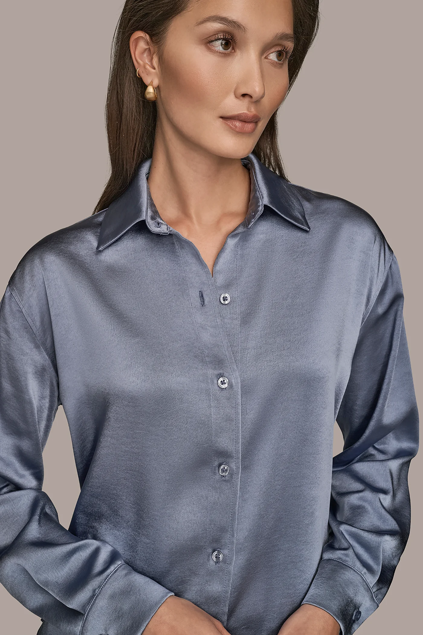 SATIN SHIRT - VXVOV