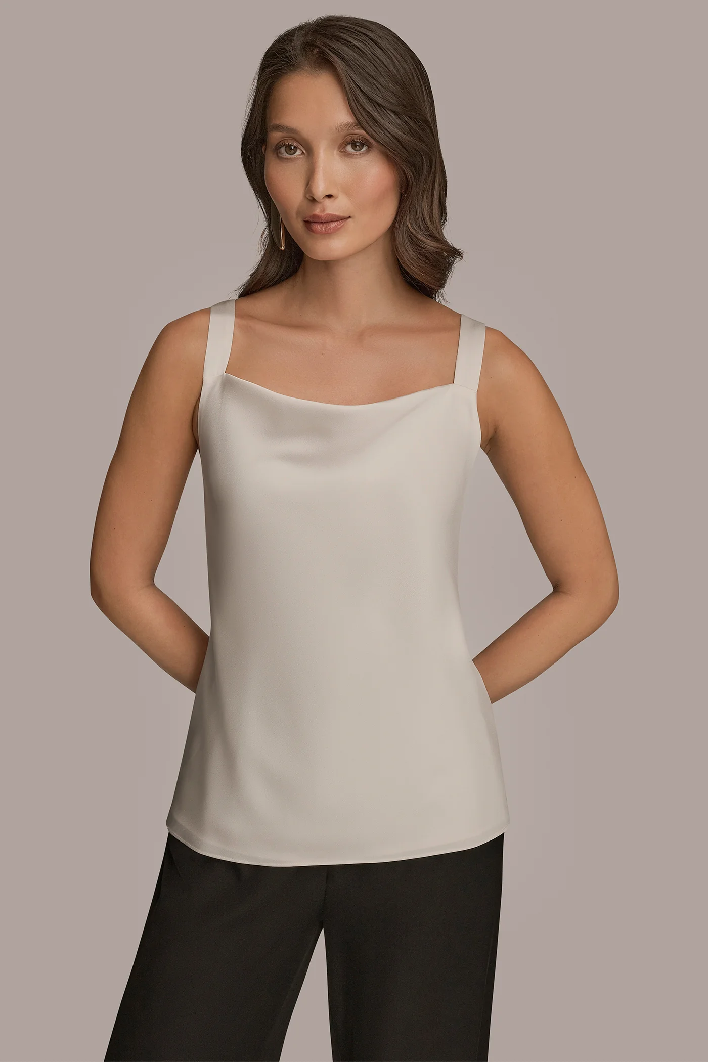 COWL-NECK CAMI - VXVOV