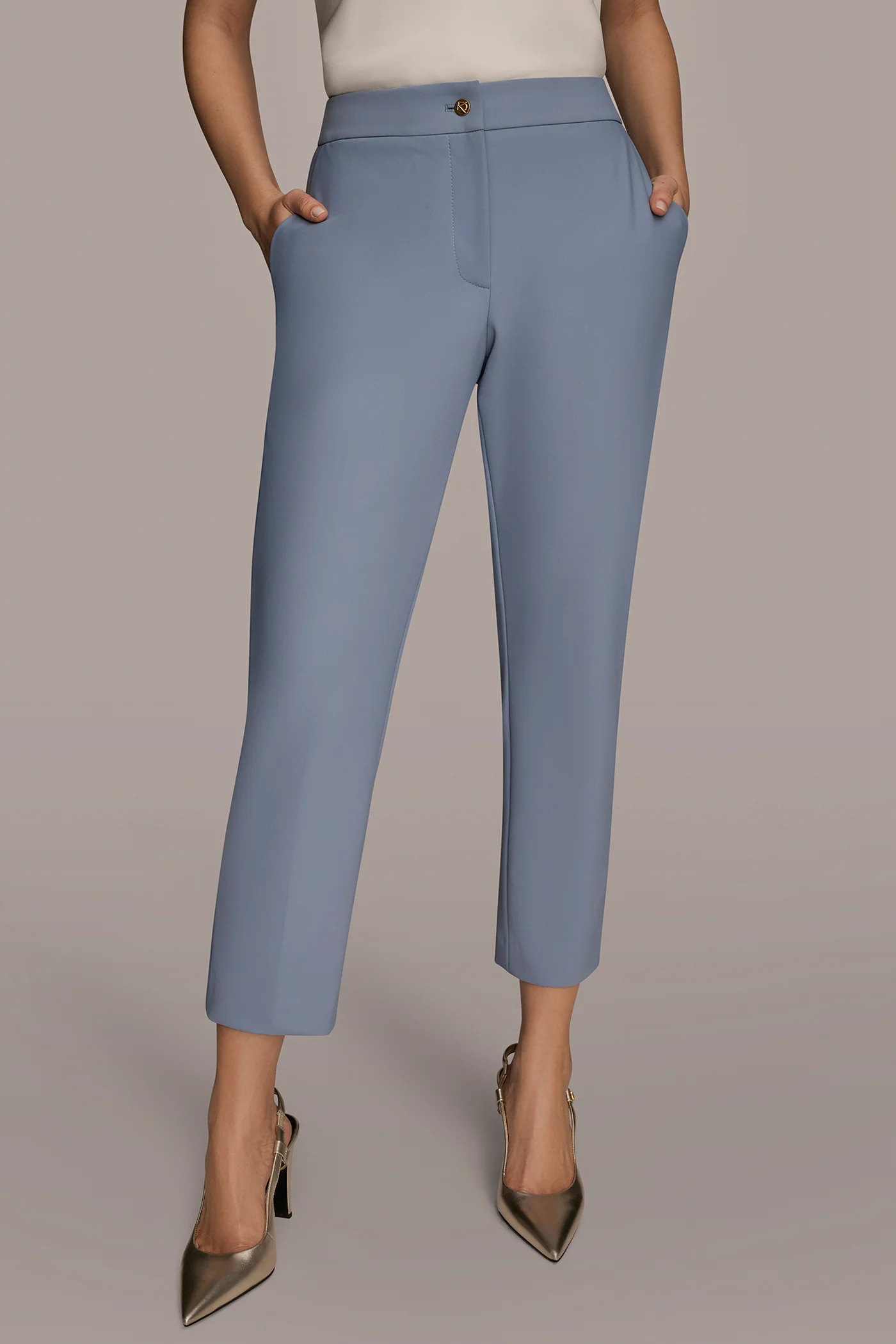 MID-RISE SLIM ANKLE PANT - VXVOV