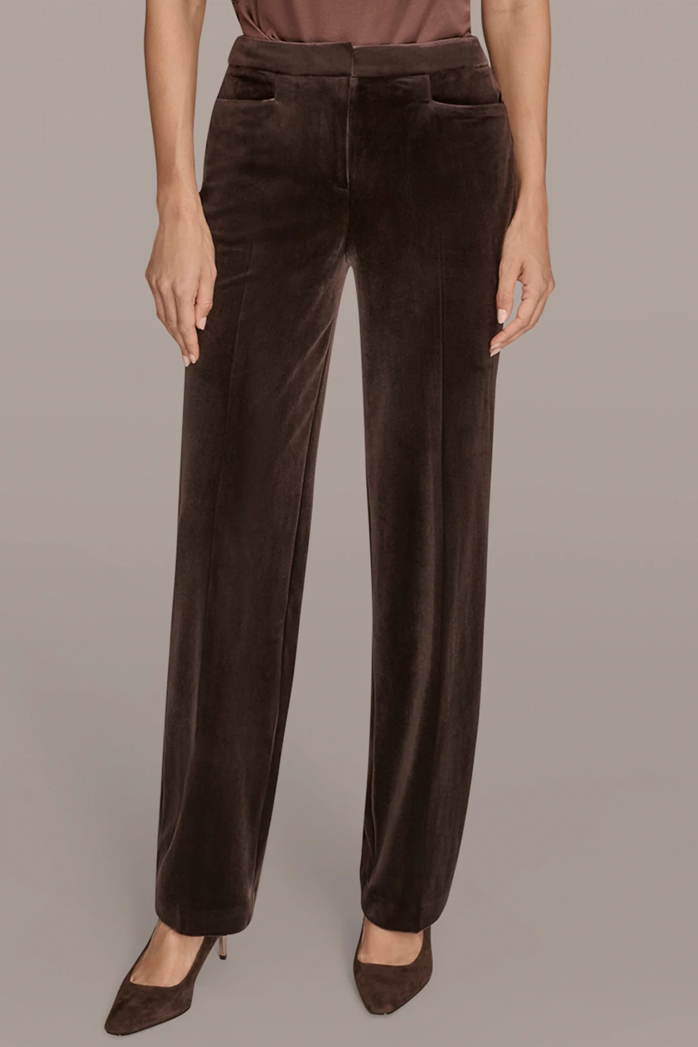VELVET STRAIGHT LEG PANT - VXVOV
