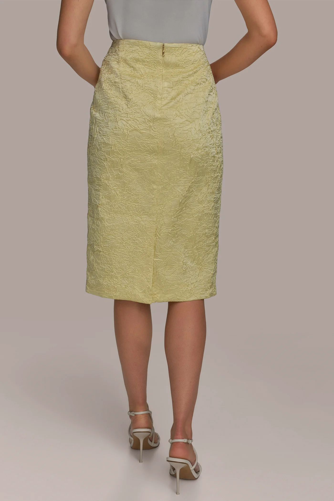 CRINKLE PENCIL SKIRT - VXVOV