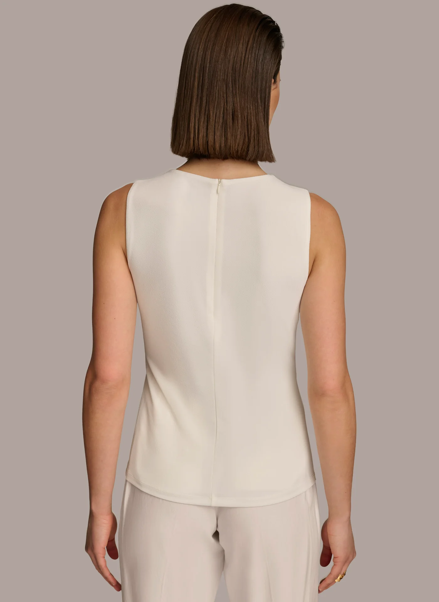 CREW NECK WRAP TOP - VXVOV