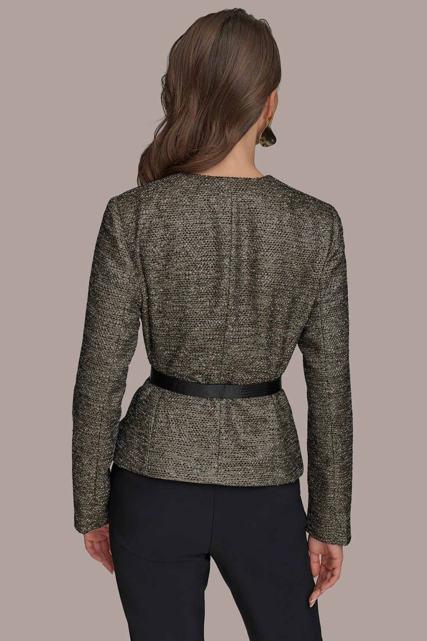 METALLIC WRAP JACKET - VXVOV